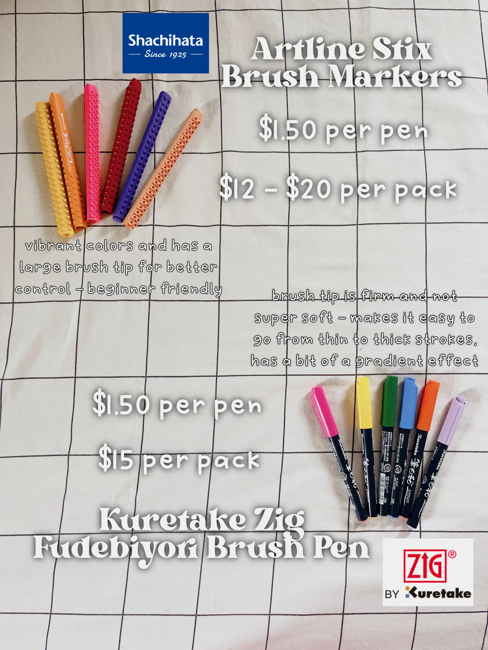 What's the best COLOR DOT MARKER for your planner? TomBow v. Zig