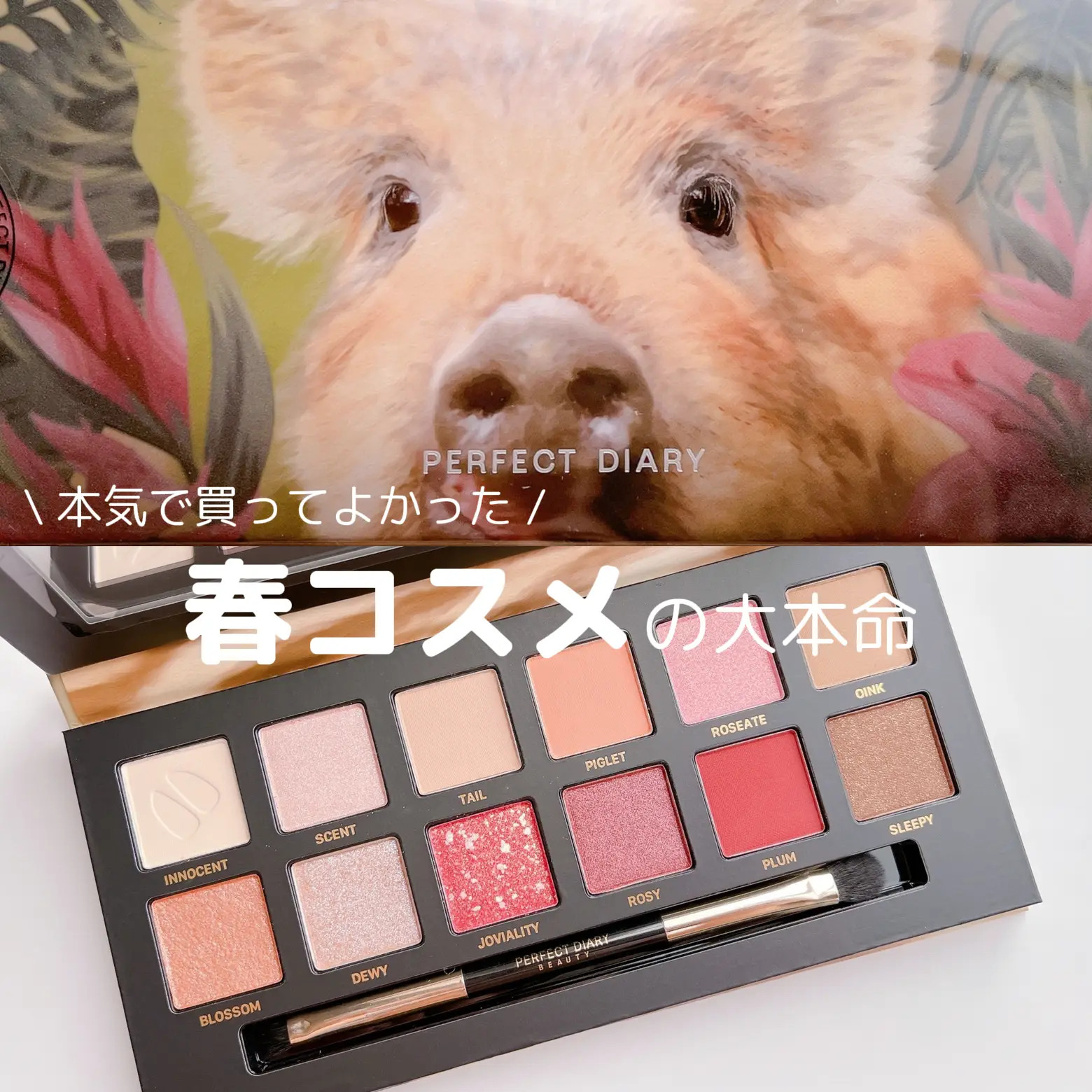 買ってよかった豚さんパレット🐷 | パー子が投稿したフォトブック | Lemon8