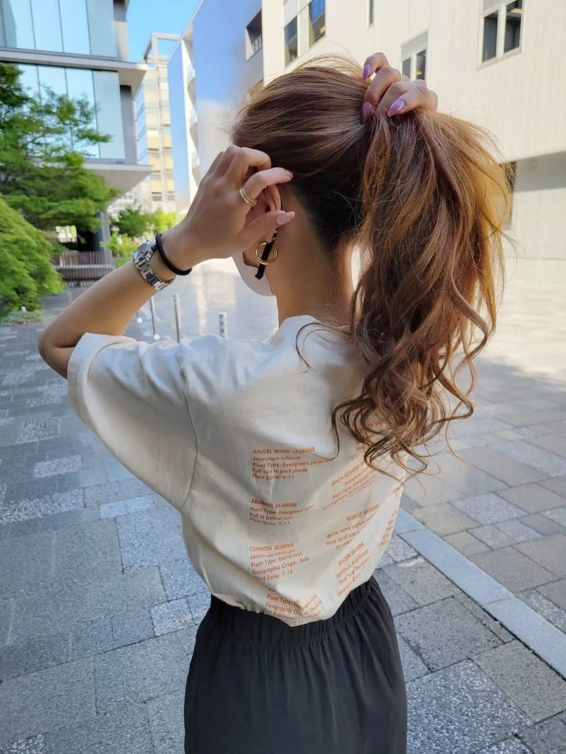 Tシャツ着回し3コーデ👕🧡153cm | chiha / 低身長コーデが投稿した