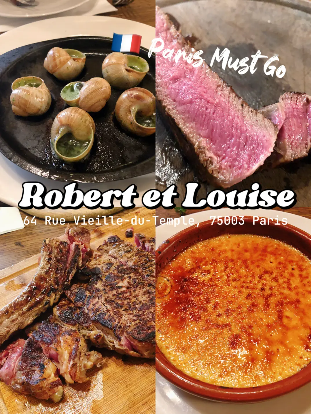 64 Rue Vieille du Temple: Robert et Louise Restaurant » Paris