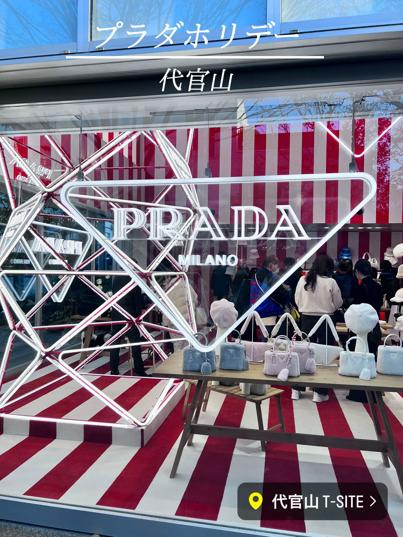 代官山】PRADAのポップアップ開催中🙌 | Noboru|アート巡り🎨が投稿