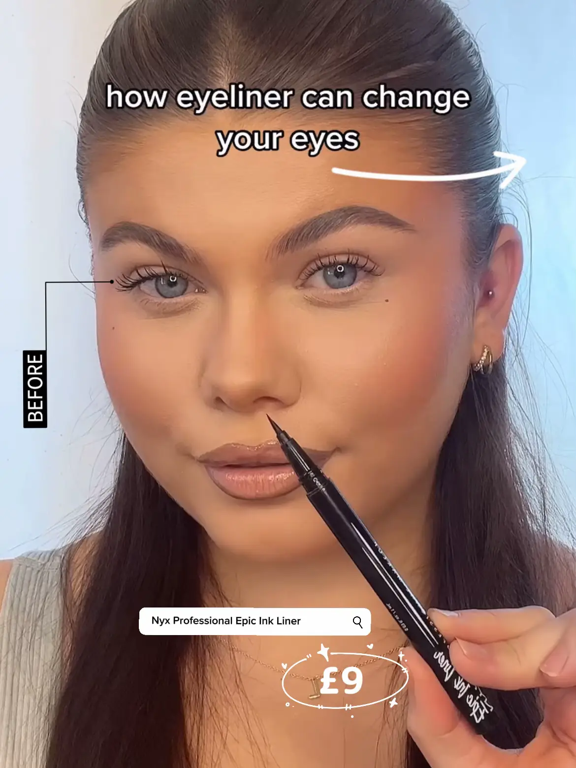 How Eyeliner can change your eyes | Using Nyx | Gallery posted by makeup.lois  | Lemon8
