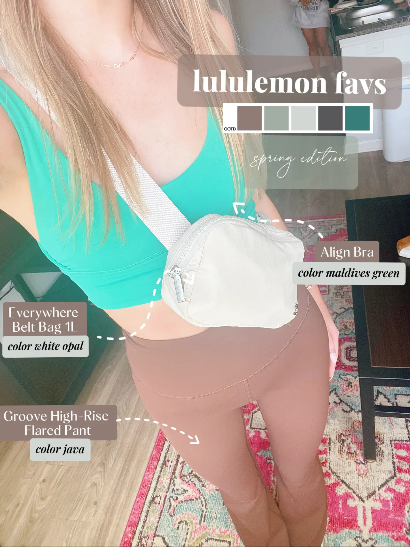 lululemon white opal is one of my favs! 🤍 align leggings + energy lon