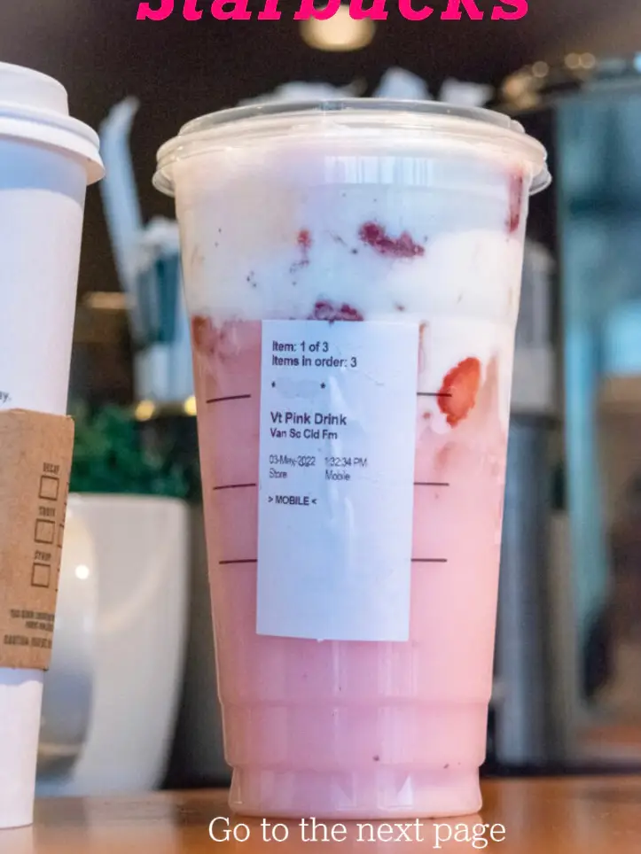 Pink Drink with Vanilla Cold Foam (Starbucks Copycat) - A Grateful Meal