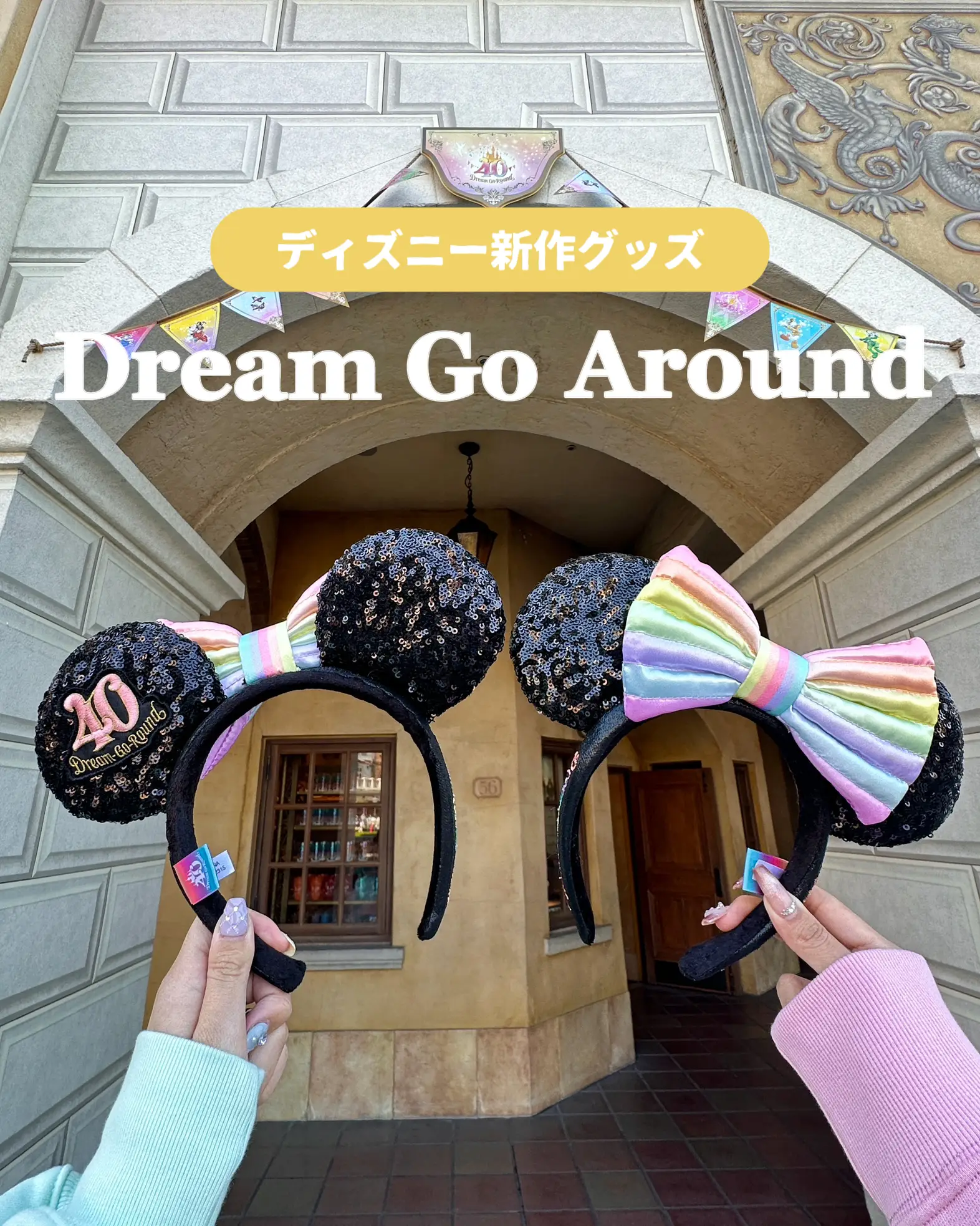 ディズニーリゾート40周年🎉新作グッズ紹介🎀 | RIE｜週末旅する会社員