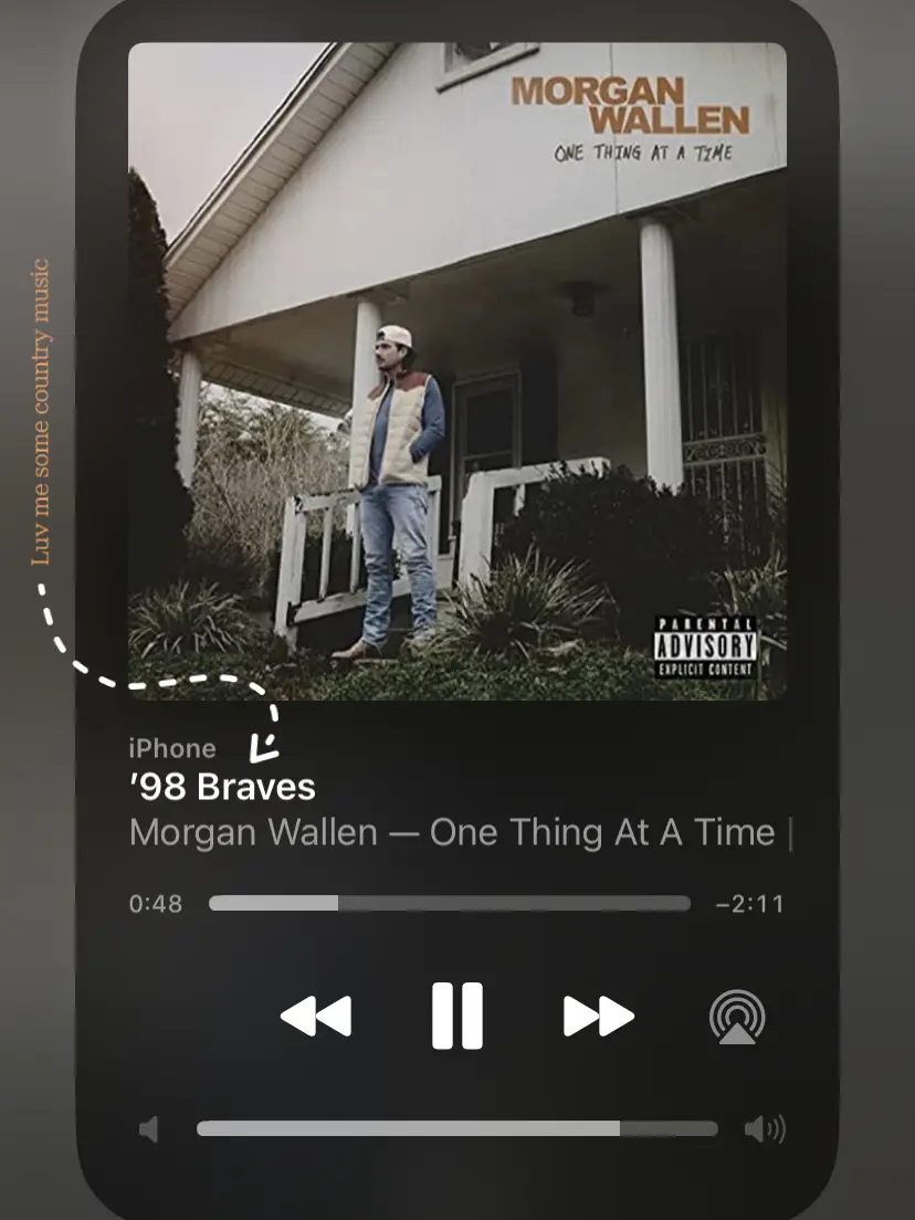 Morgan Wallen - '98 Braves (Lyrics Video) 