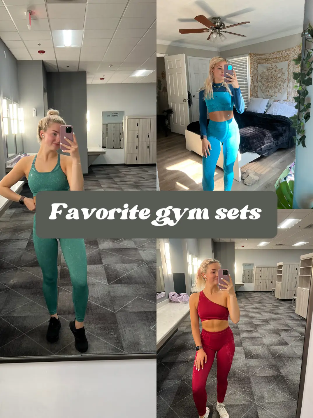 My current favorite gym sets from Gymshark, Gallery posted by Kallee K