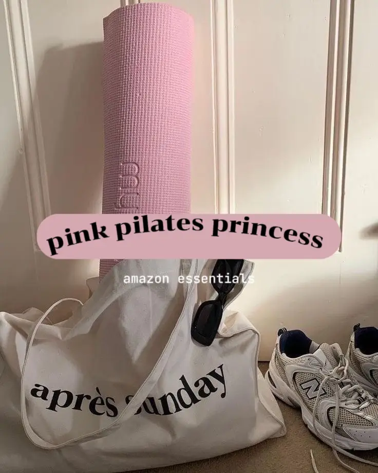 This alo yoga mat is SO HEAVY #pinkpilatesprincess