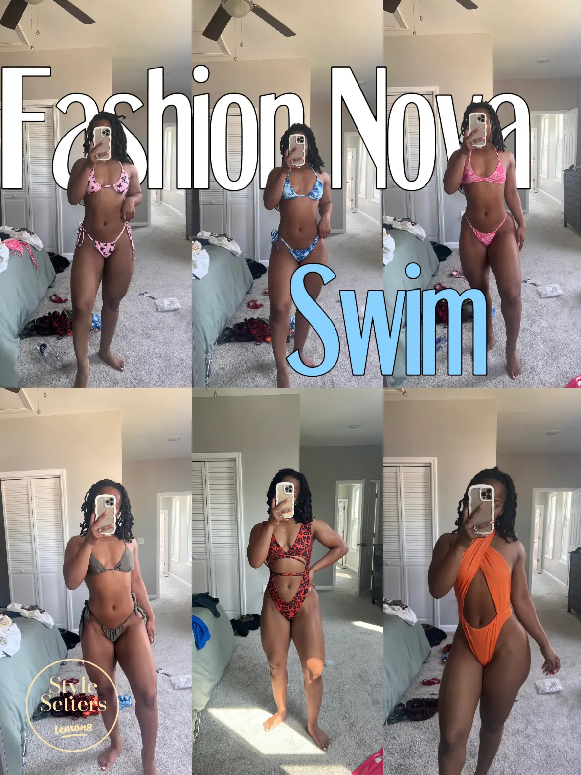 Romy Triangle Thong 2 Piece Bikini - Blue, Fashion Nova, Swimwear