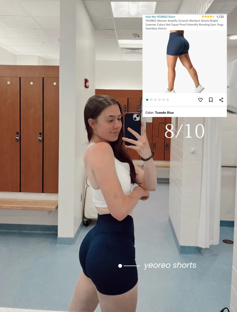  AUROLA Power Scrunch Butt Workout Shorts For Women