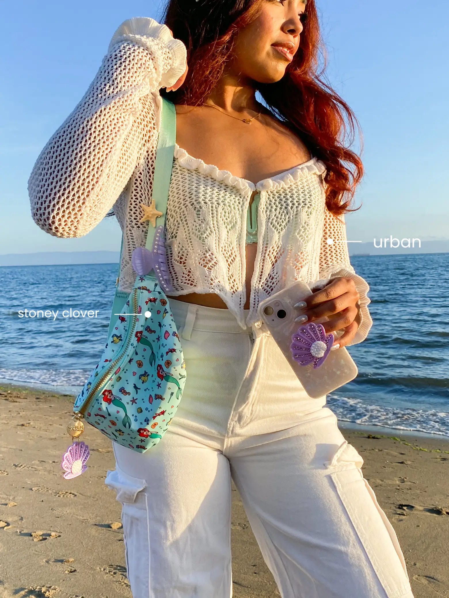 Pearl Tote Bag I Siren Mermaid Core Aesthetic Spring Accessory 