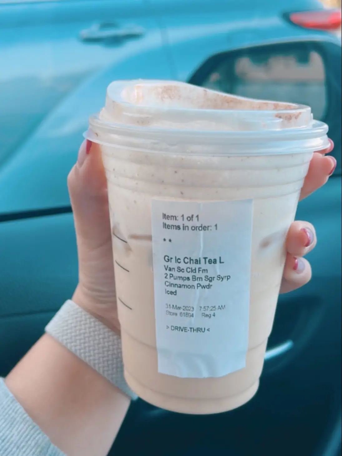 New Starbucks Iced Gingerbread Oatmilk Chai is a festive twist on a  favorite flavor