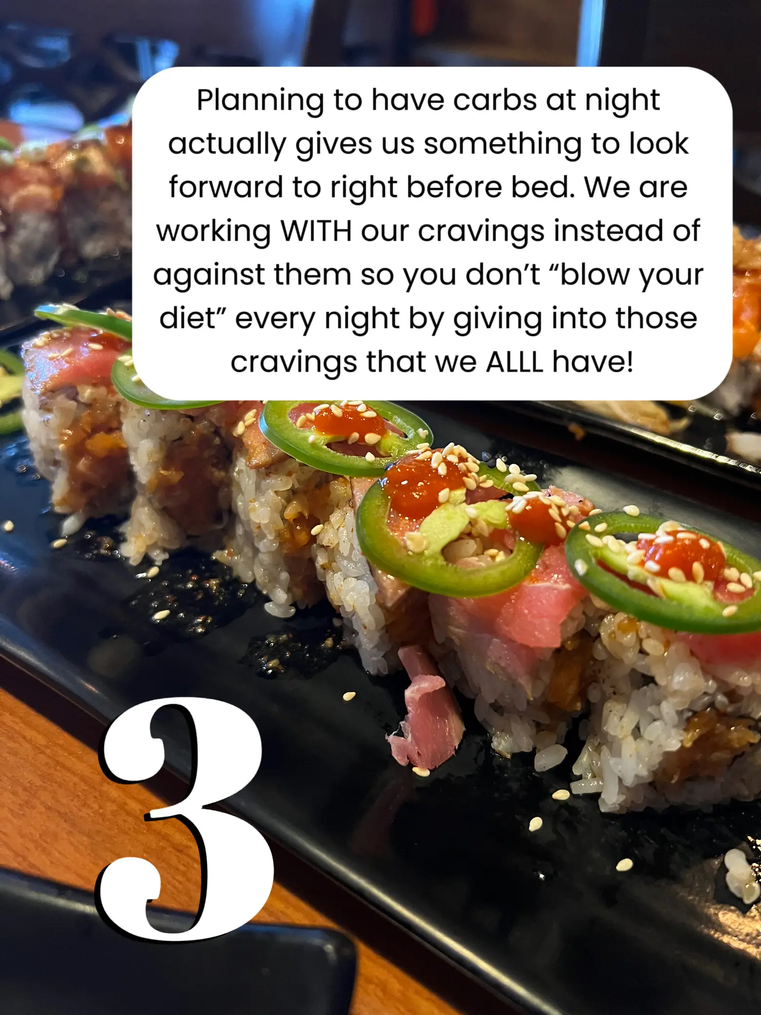 6 reasons that you SHOULD eat carbs before bed😌 Gallery posted by