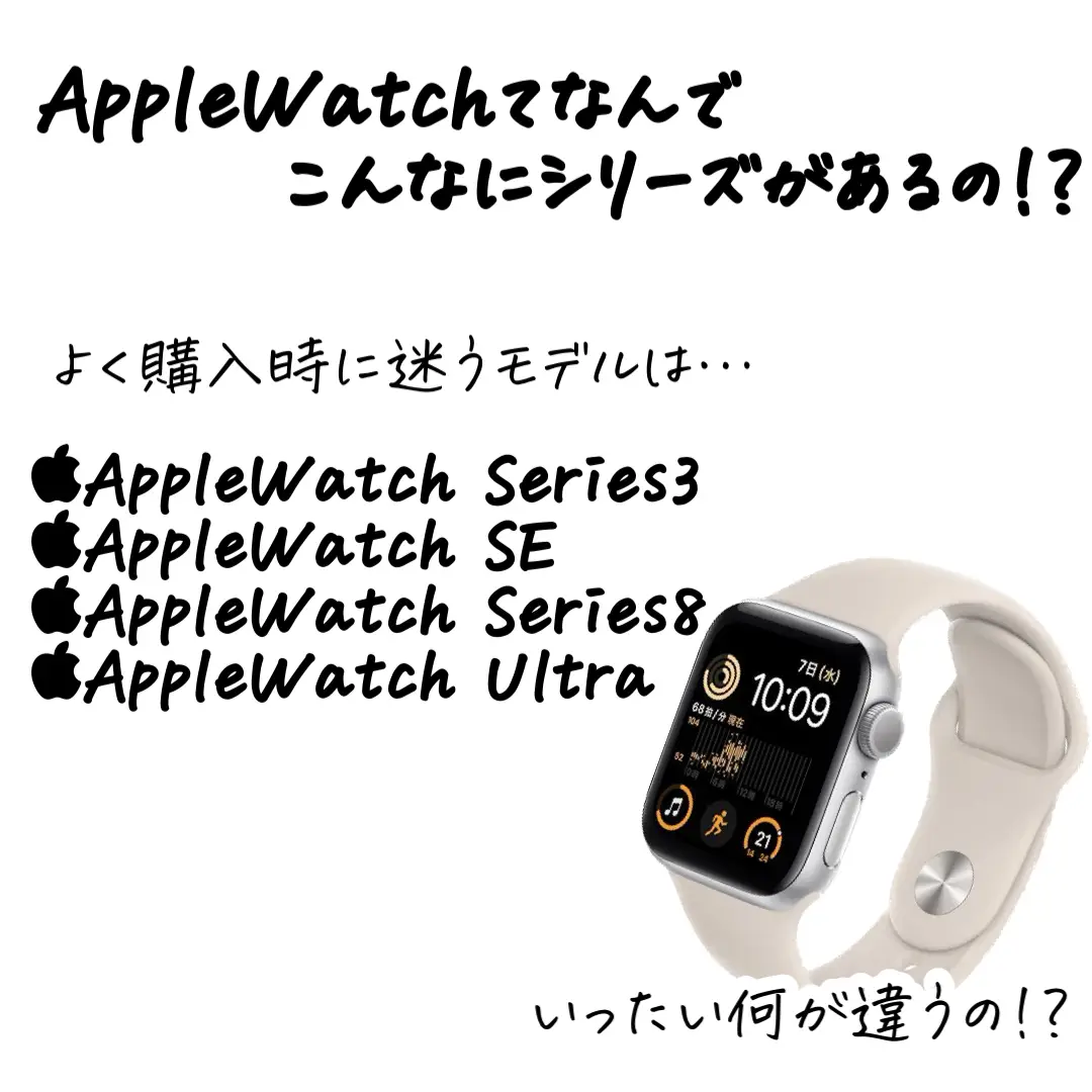 AppleWatch初心者さんにオススメの機種は？ | chihiroが投稿したフォトブック | Lemon8