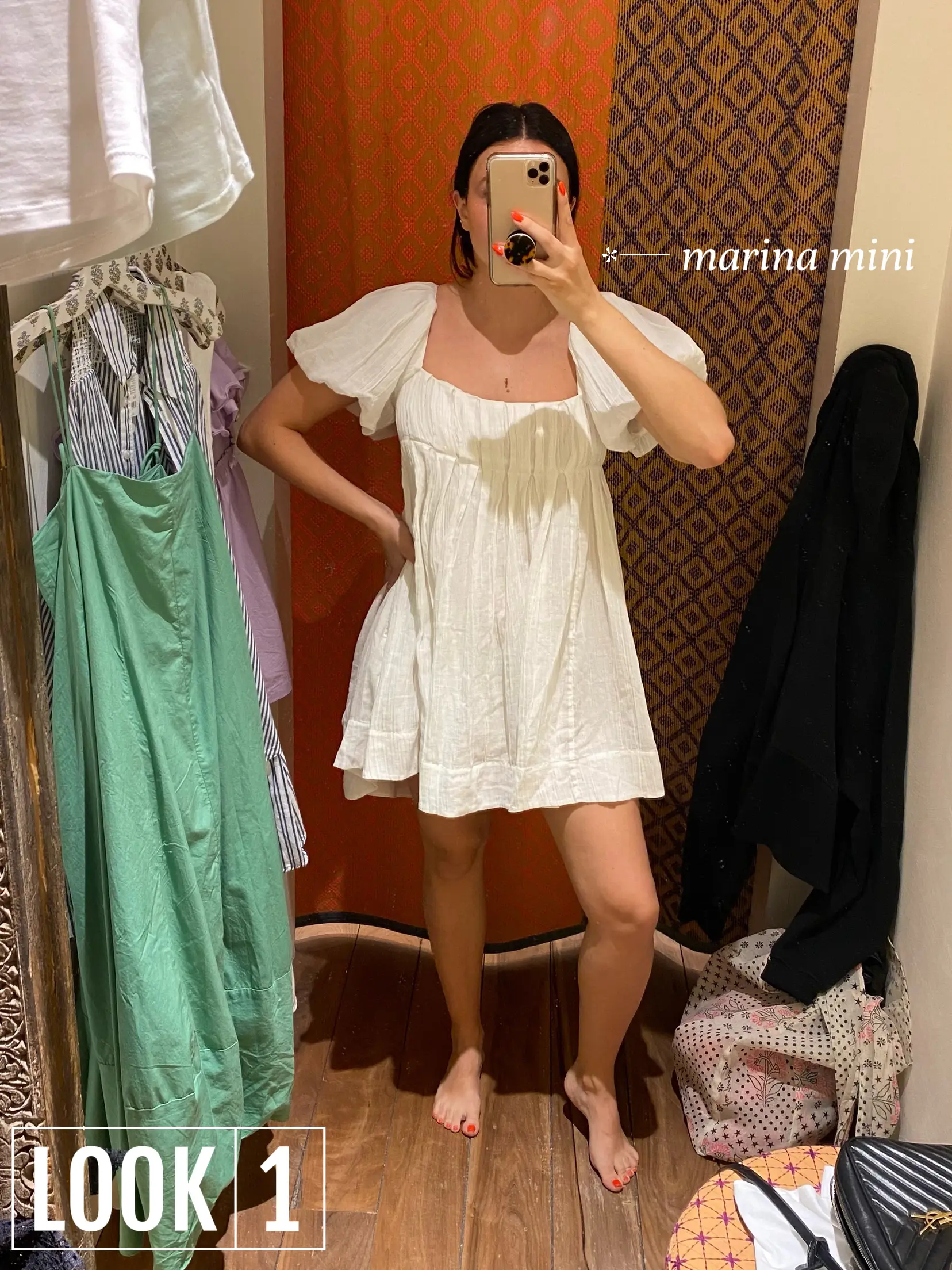 Buy Emerson Petite Flutter Sleeve Mini Dress - Forever New