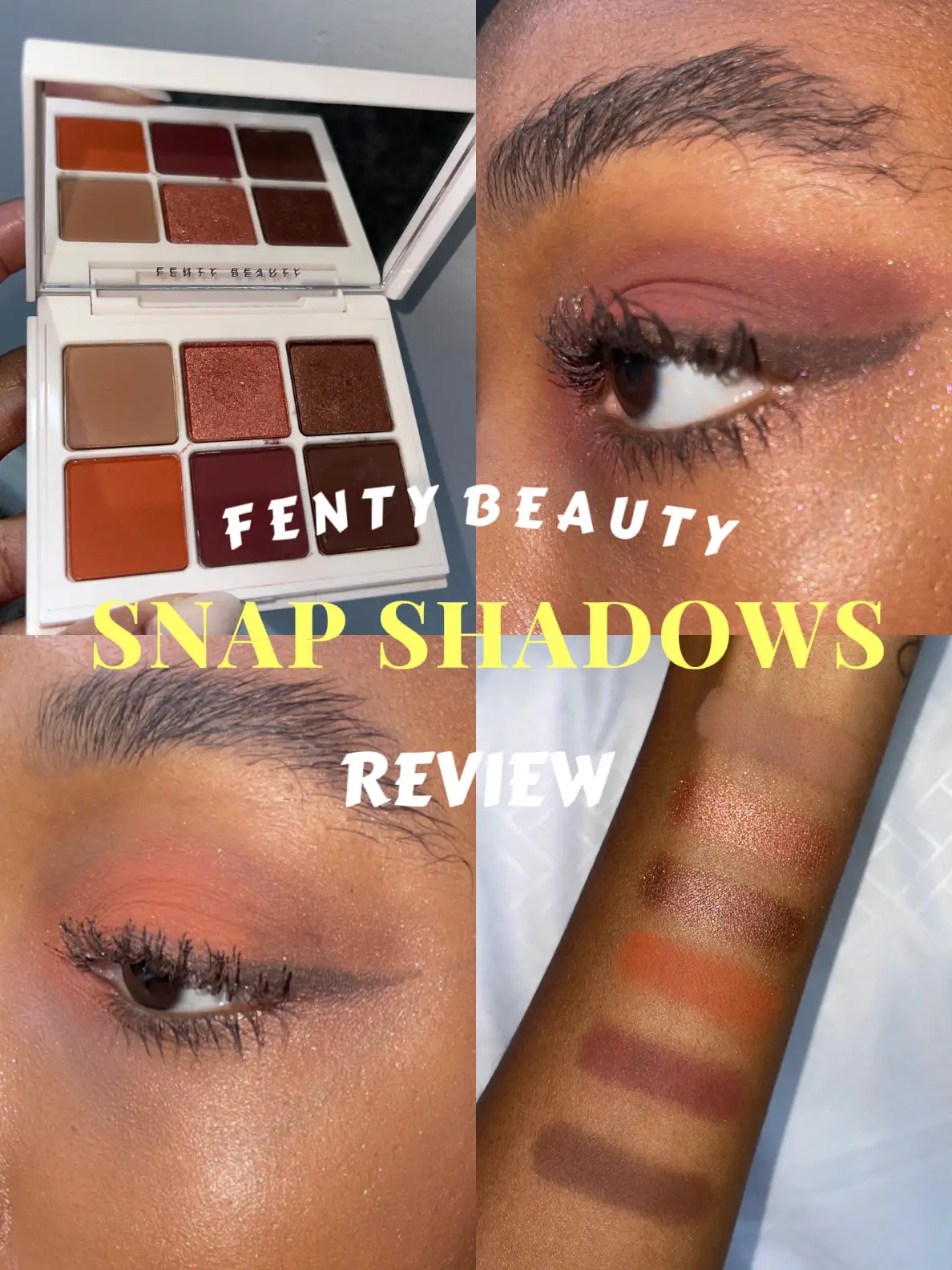 Fenty Beauty Snap Shadows: Swatches & Review