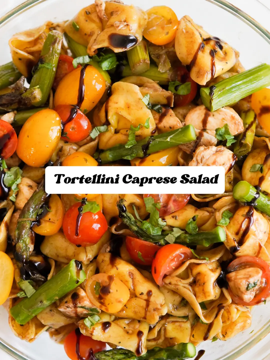 Tortellini Caprese Salad Cups