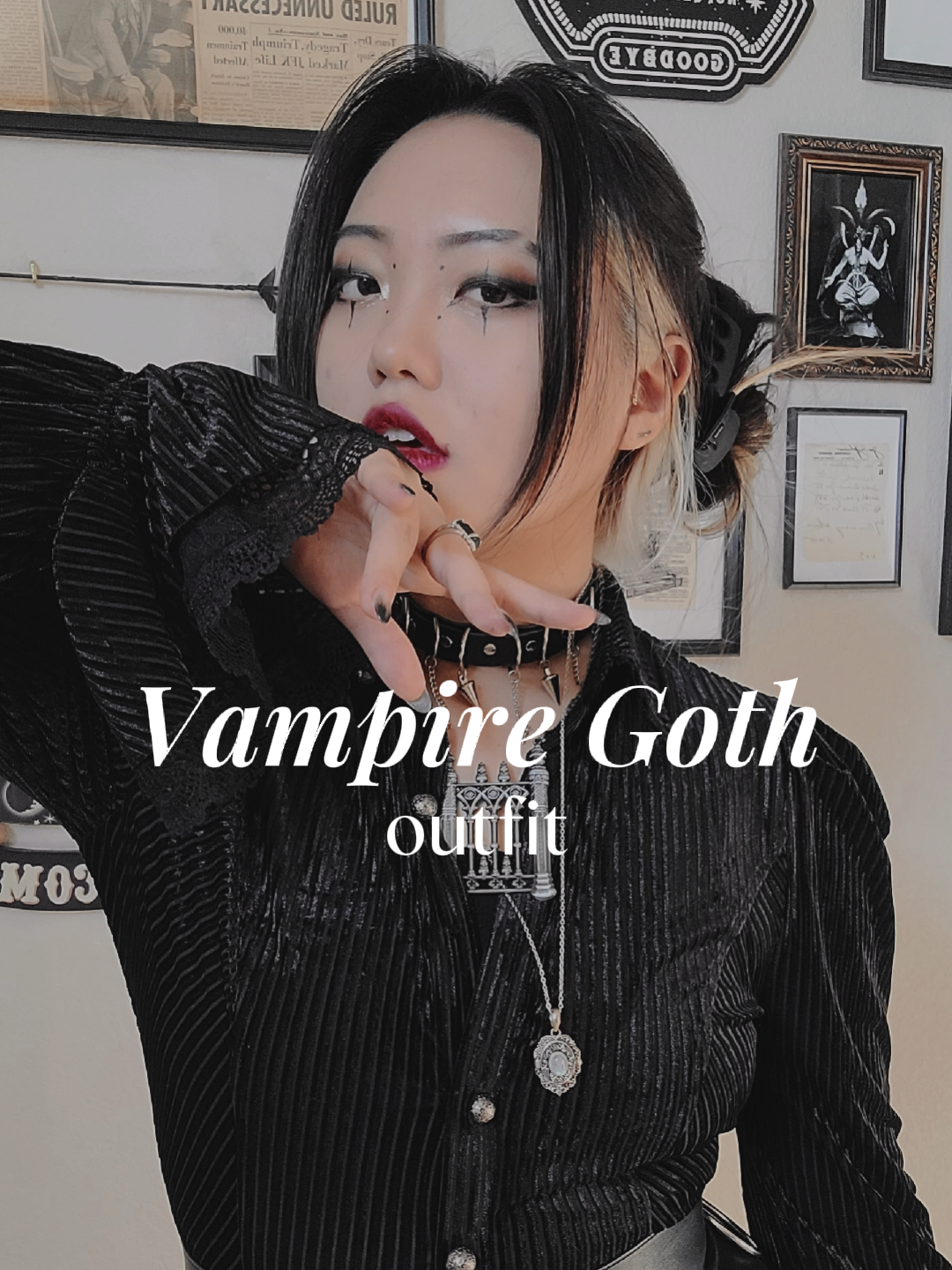 Vampire Gothic Lady #gothic #goth Art Print by Brandon Fisher