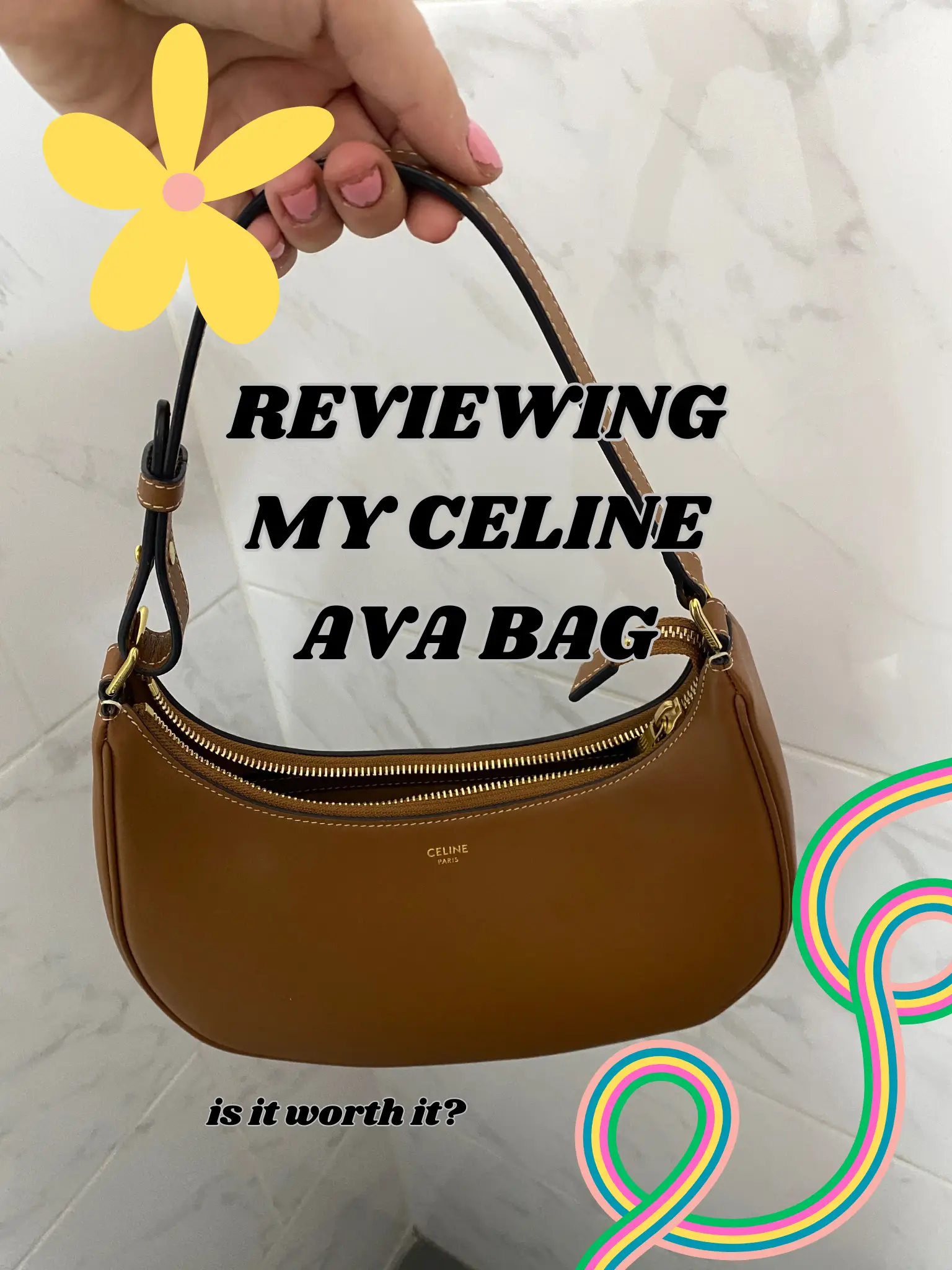 Celine Ava Bag in Brown