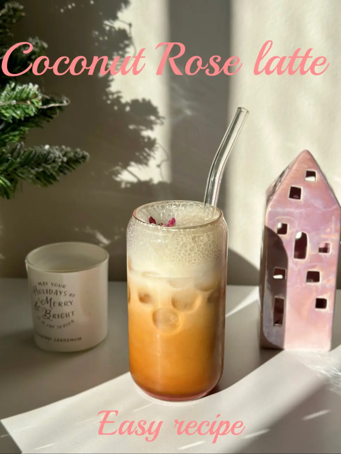 Iced Vanilla Latte Recipe - Real + Vibrant