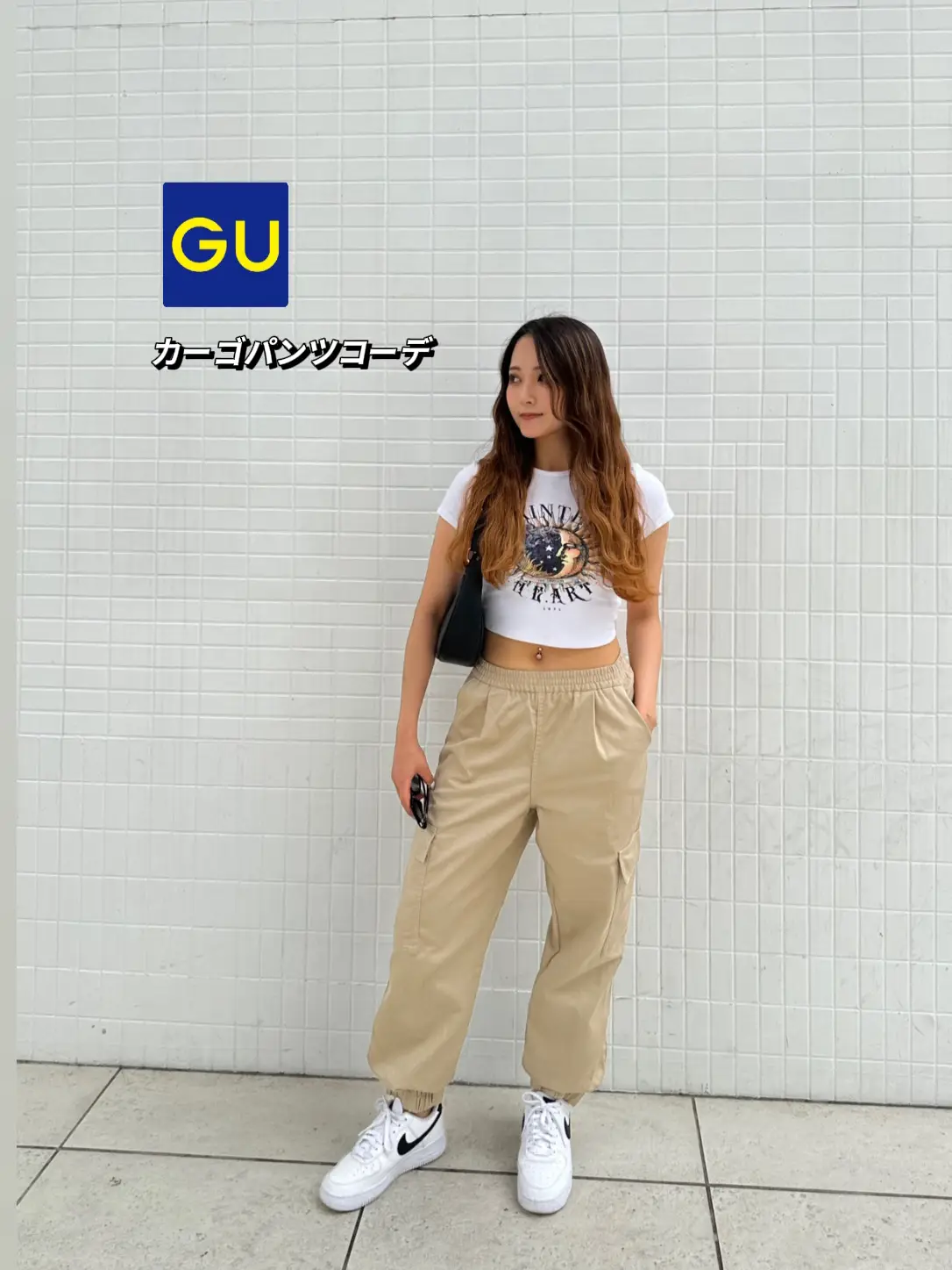 GU】カーゴパンツで海外ガールに🎀 | らちゃんが投稿したフォトブック | Lemon8