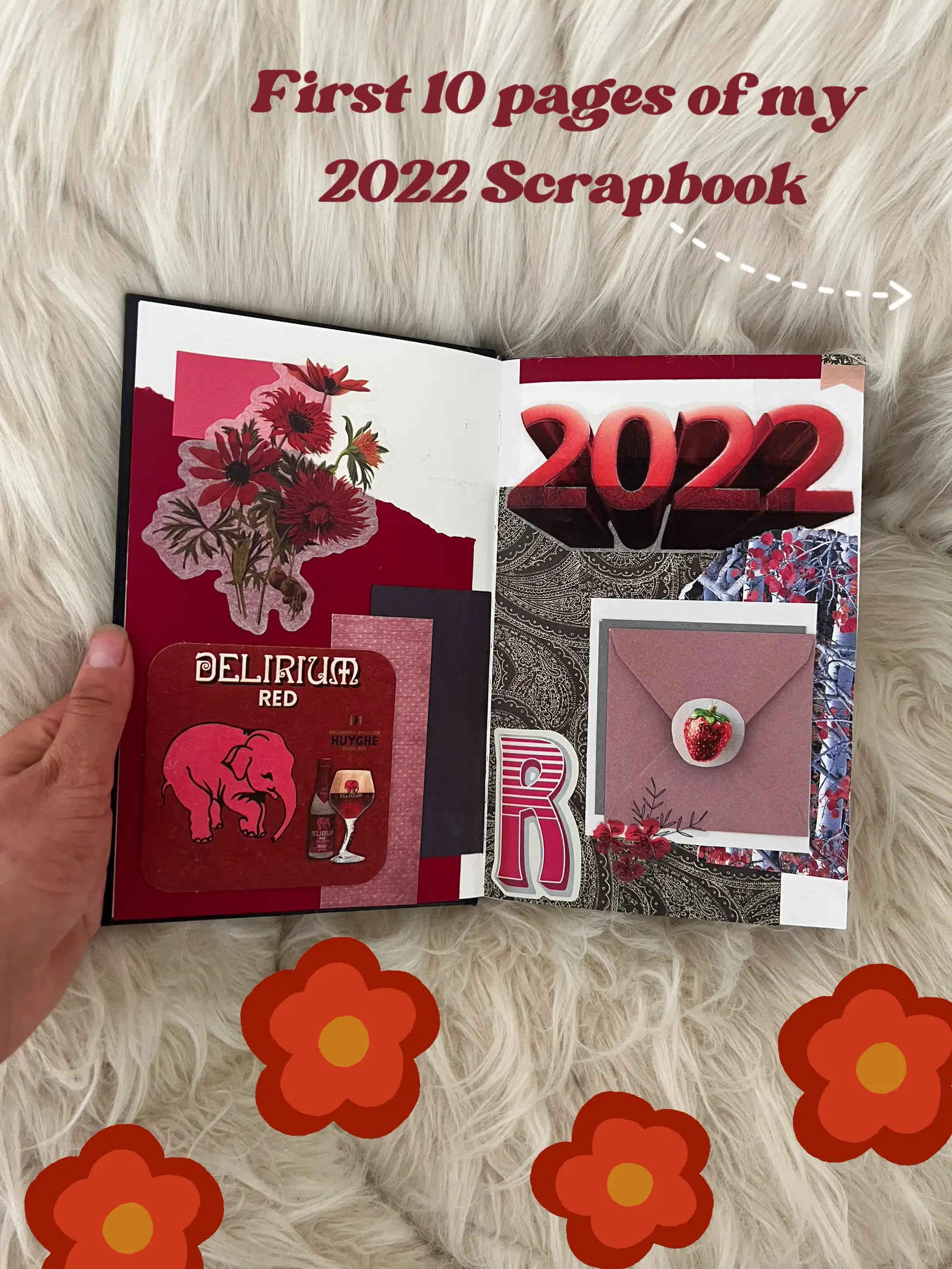 My 2023-2024 scrapbook so far!💋🤍