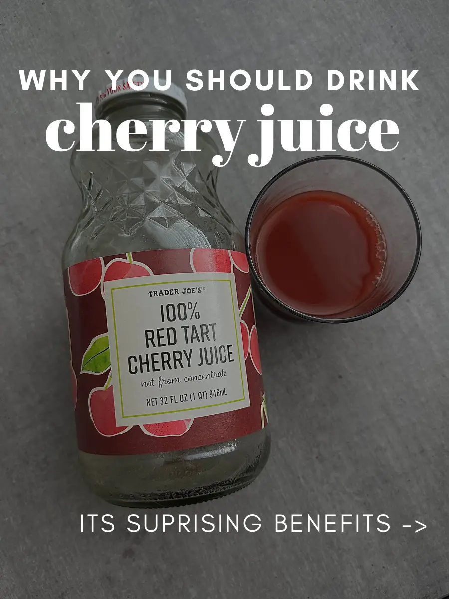 Benefits of drinking top cherry juice