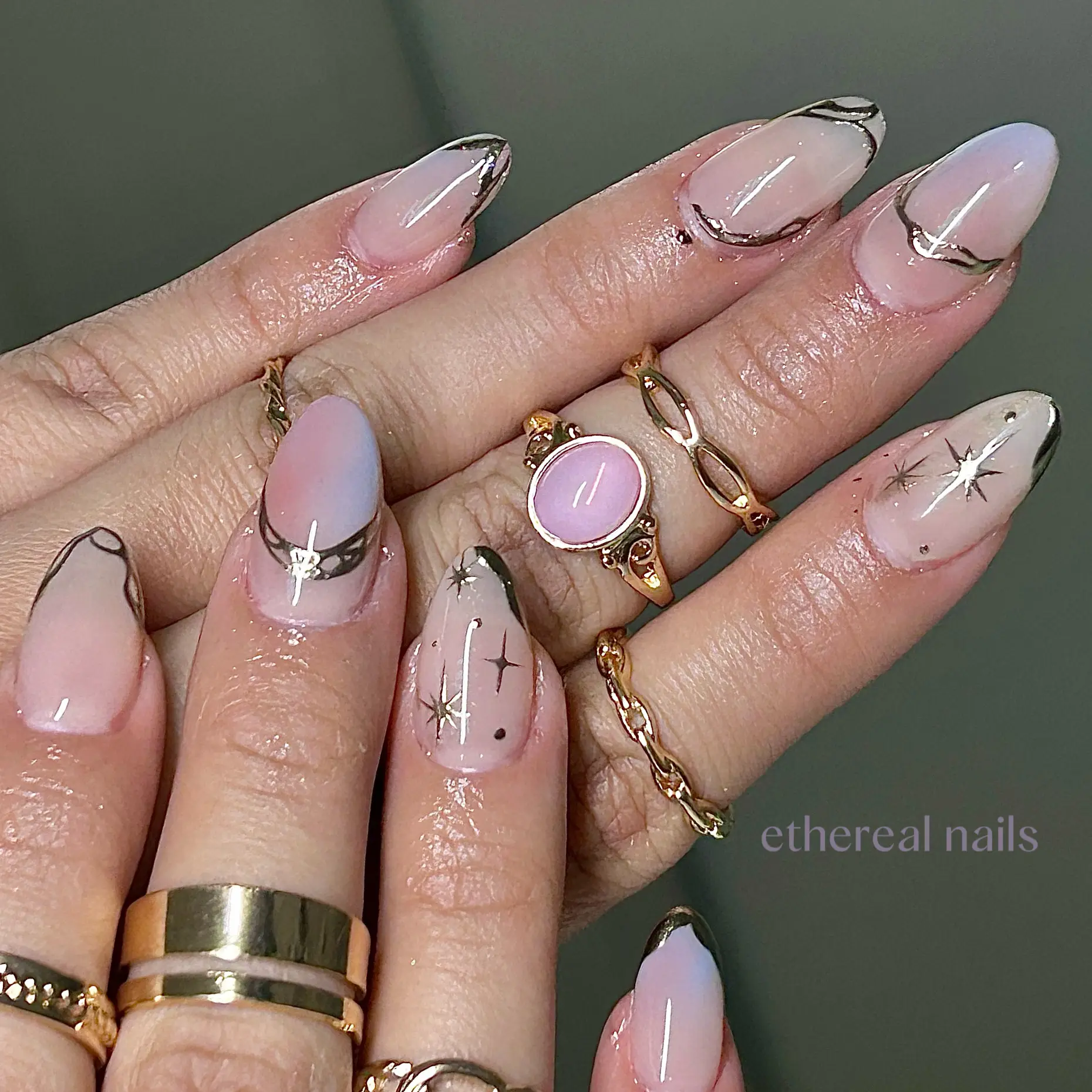 Ethereal nails - Lemon8 Search