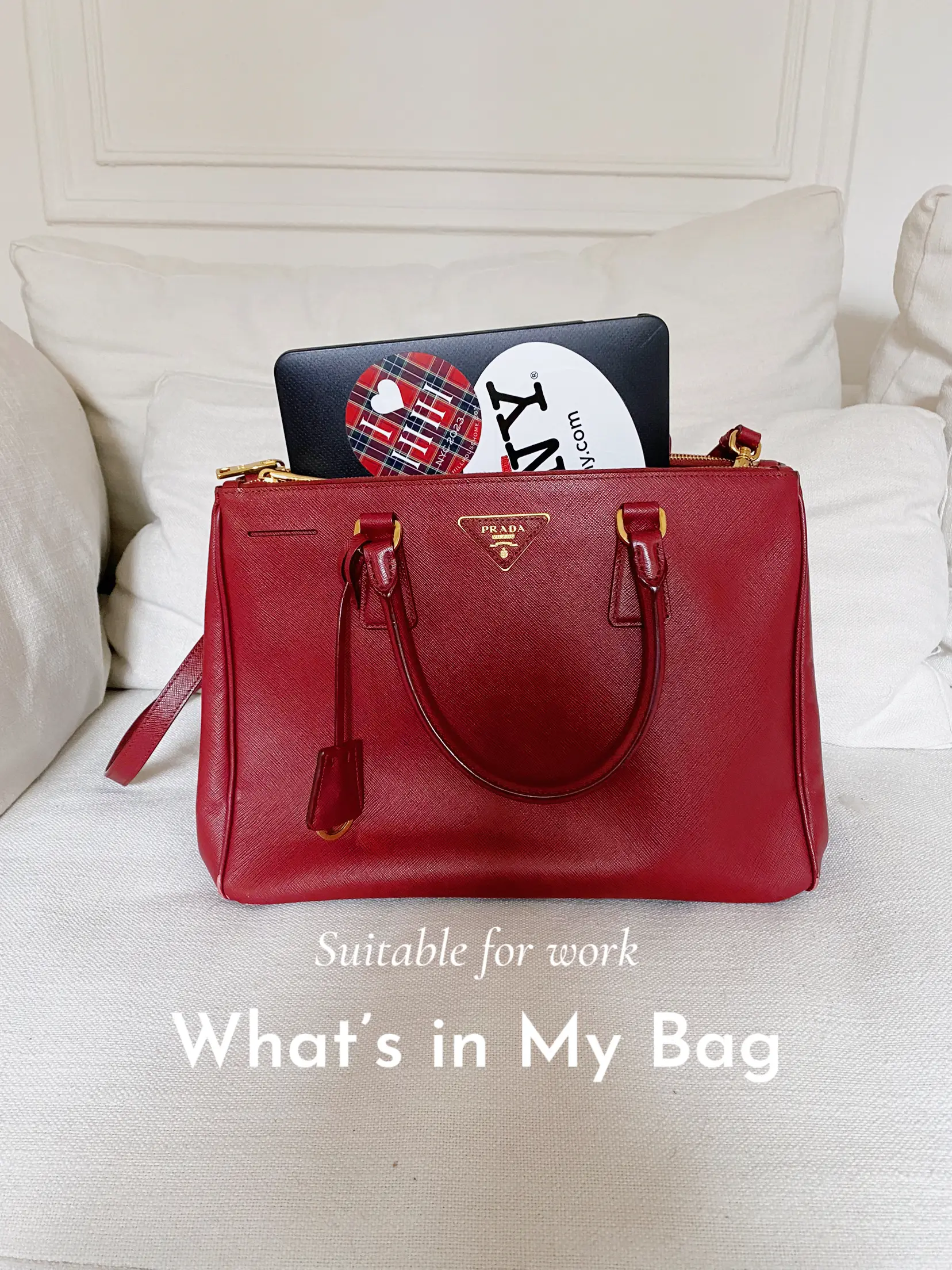 Prada Double Bag- What's in My Bag 