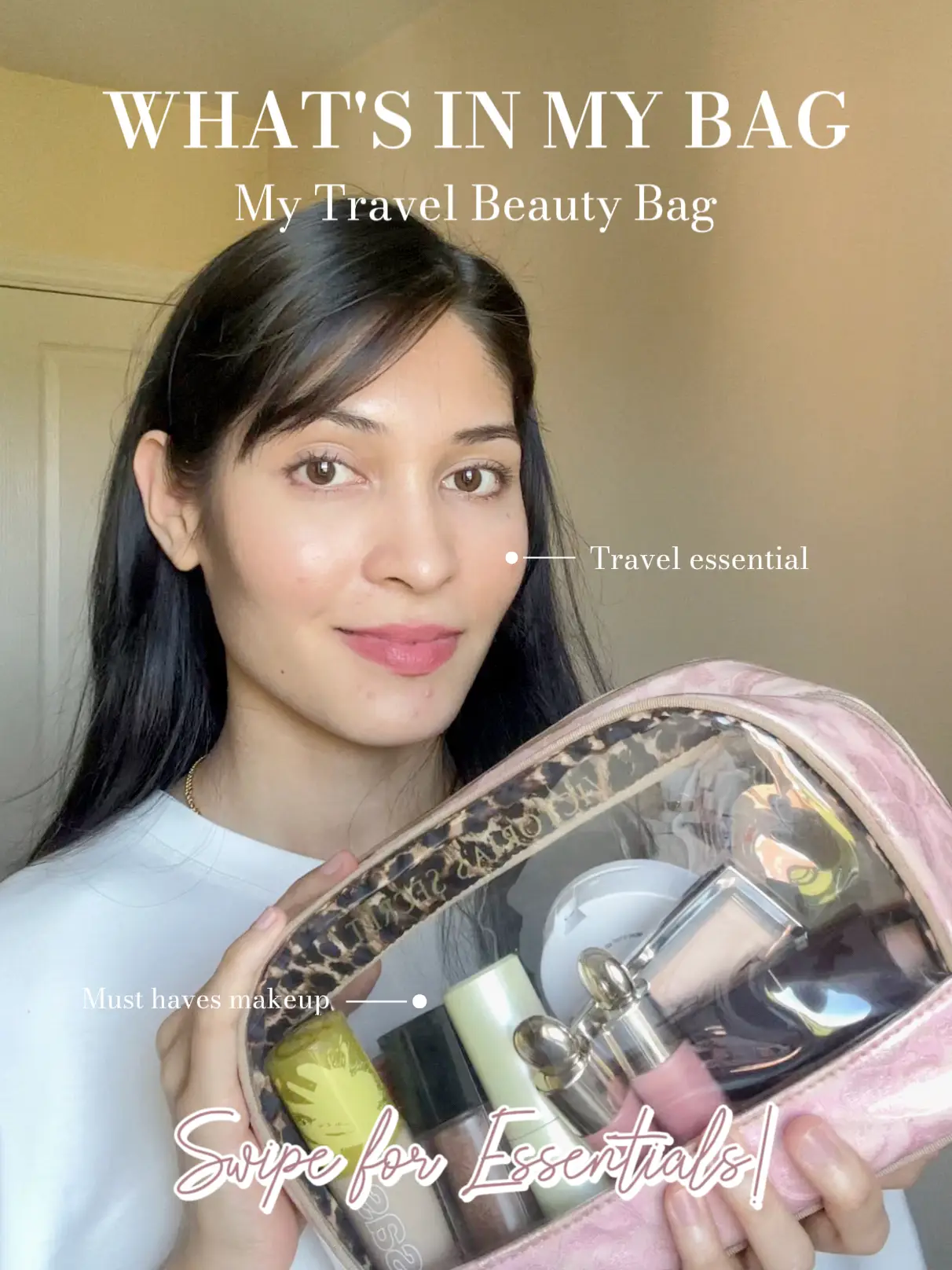 WHAT'S IN MY TRAVEL BEAUTY BAG 🤍