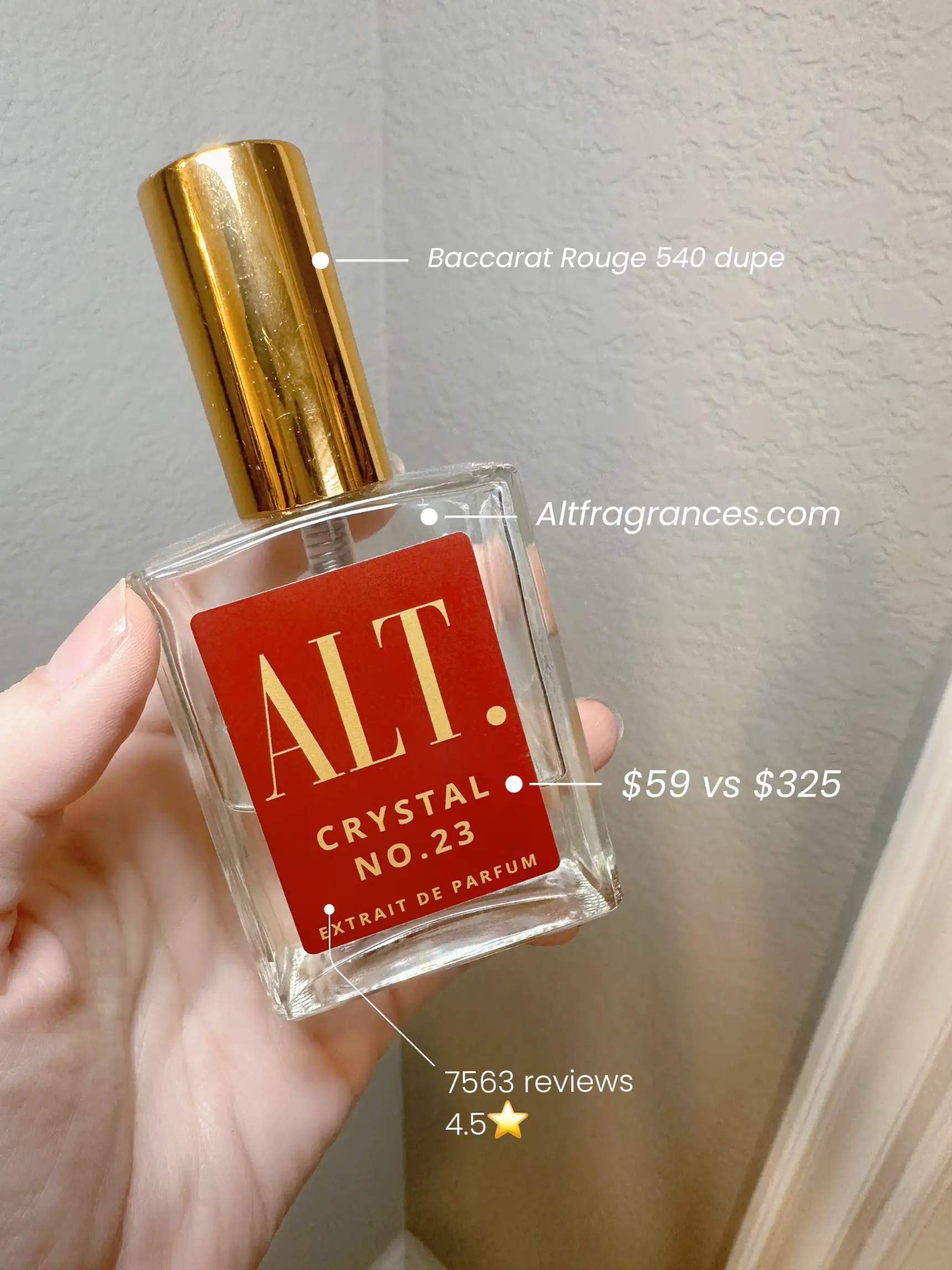 Alt perfume baccarat hot sale