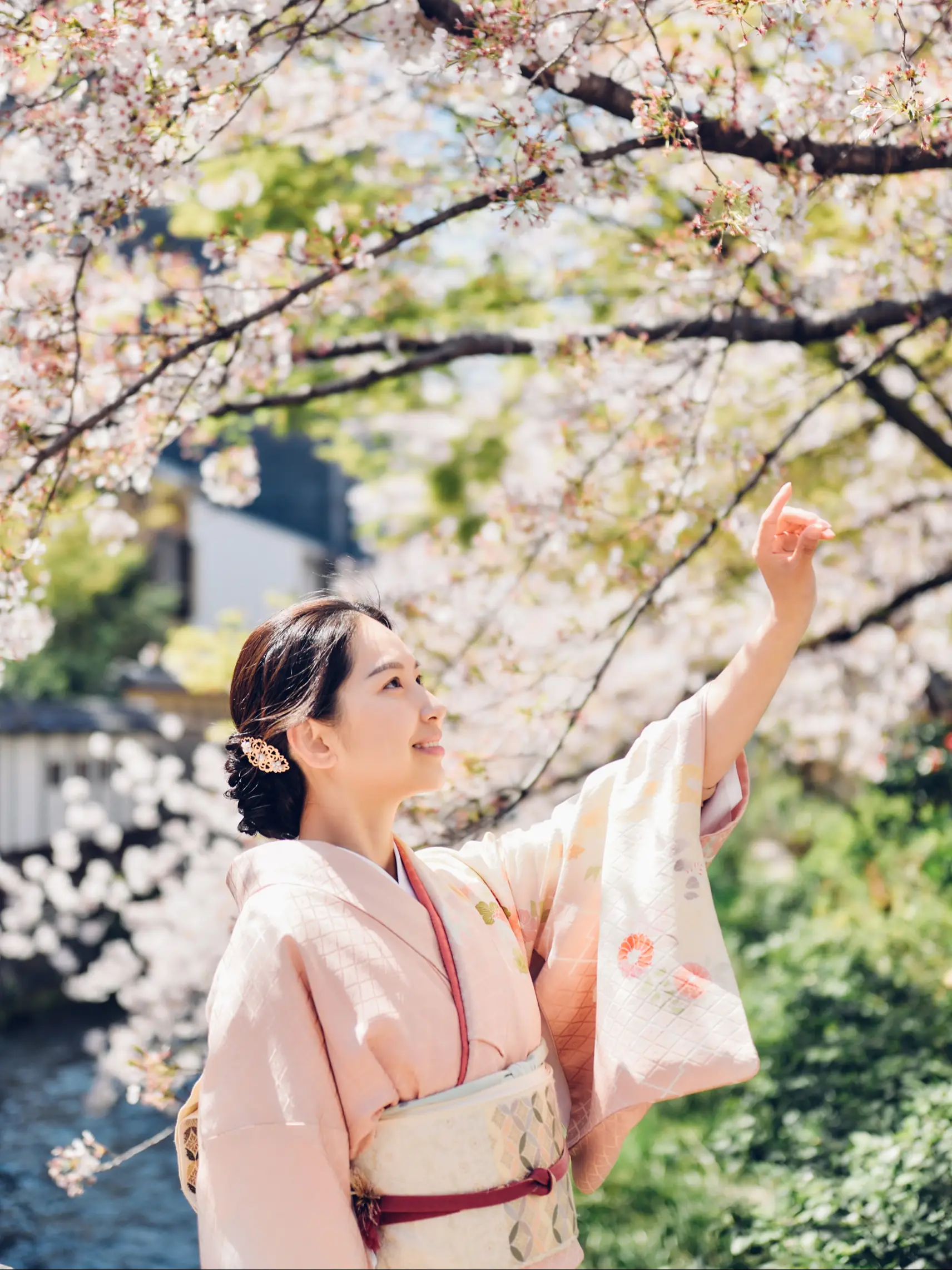 化粧品ケース#母の日、桜花柄着物帯のハンドメイド - 着物・浴衣