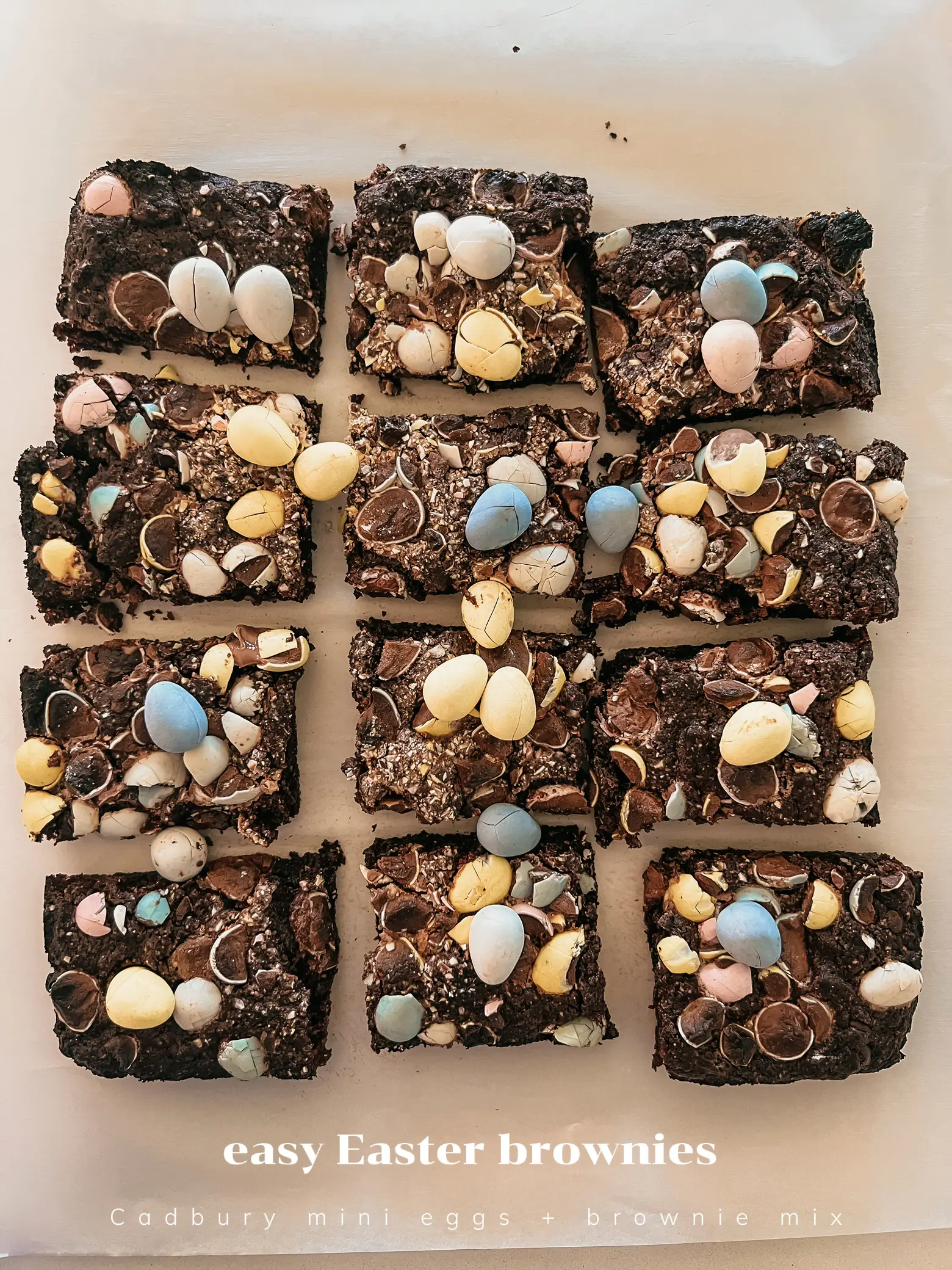 easy Easter brownies Gallery posted by Erin Baldwin Lemon8