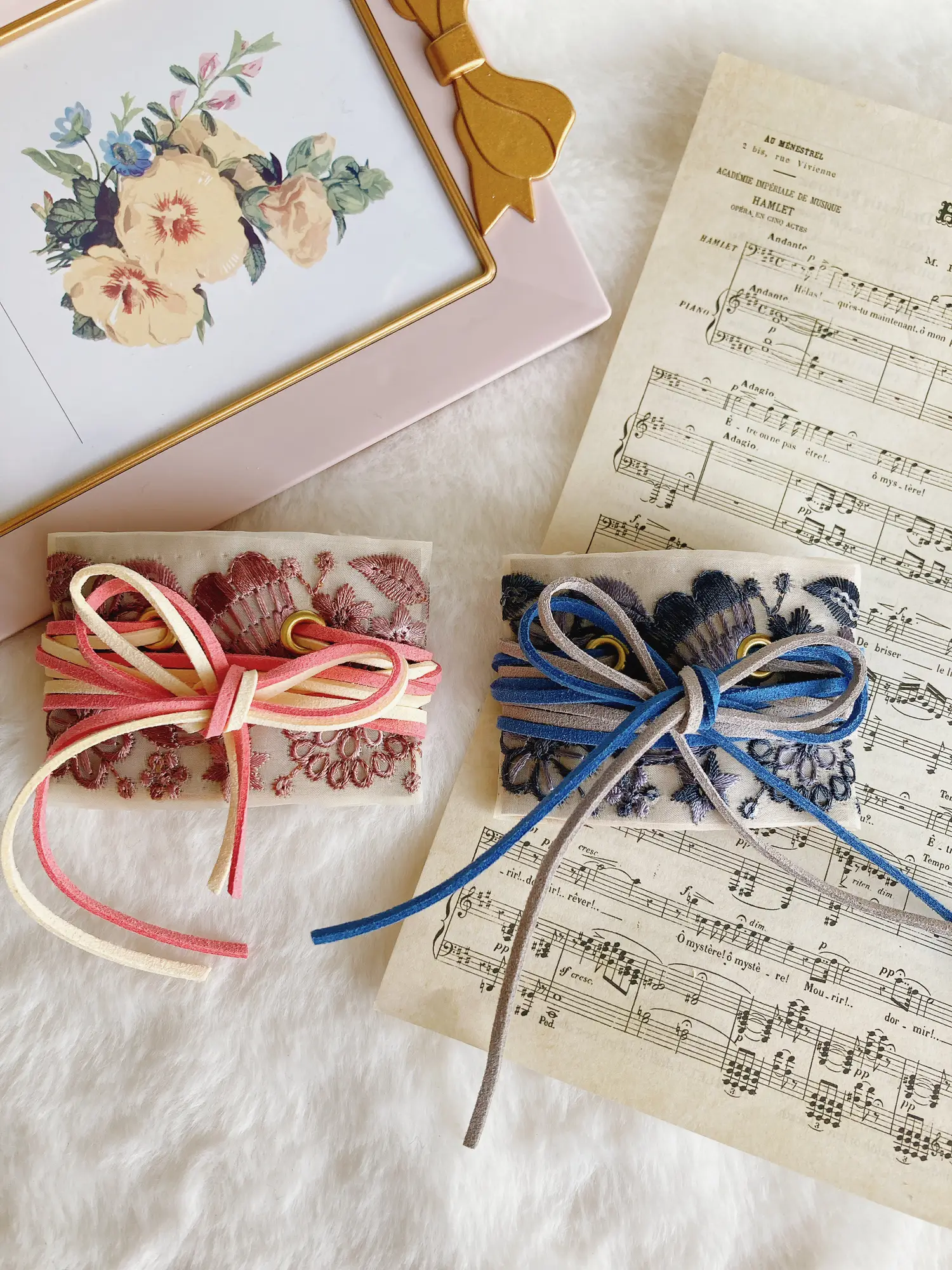 ꫛꫀꪝ【モアレ柄リボン】ベビーヘアクリップ キッズヘア