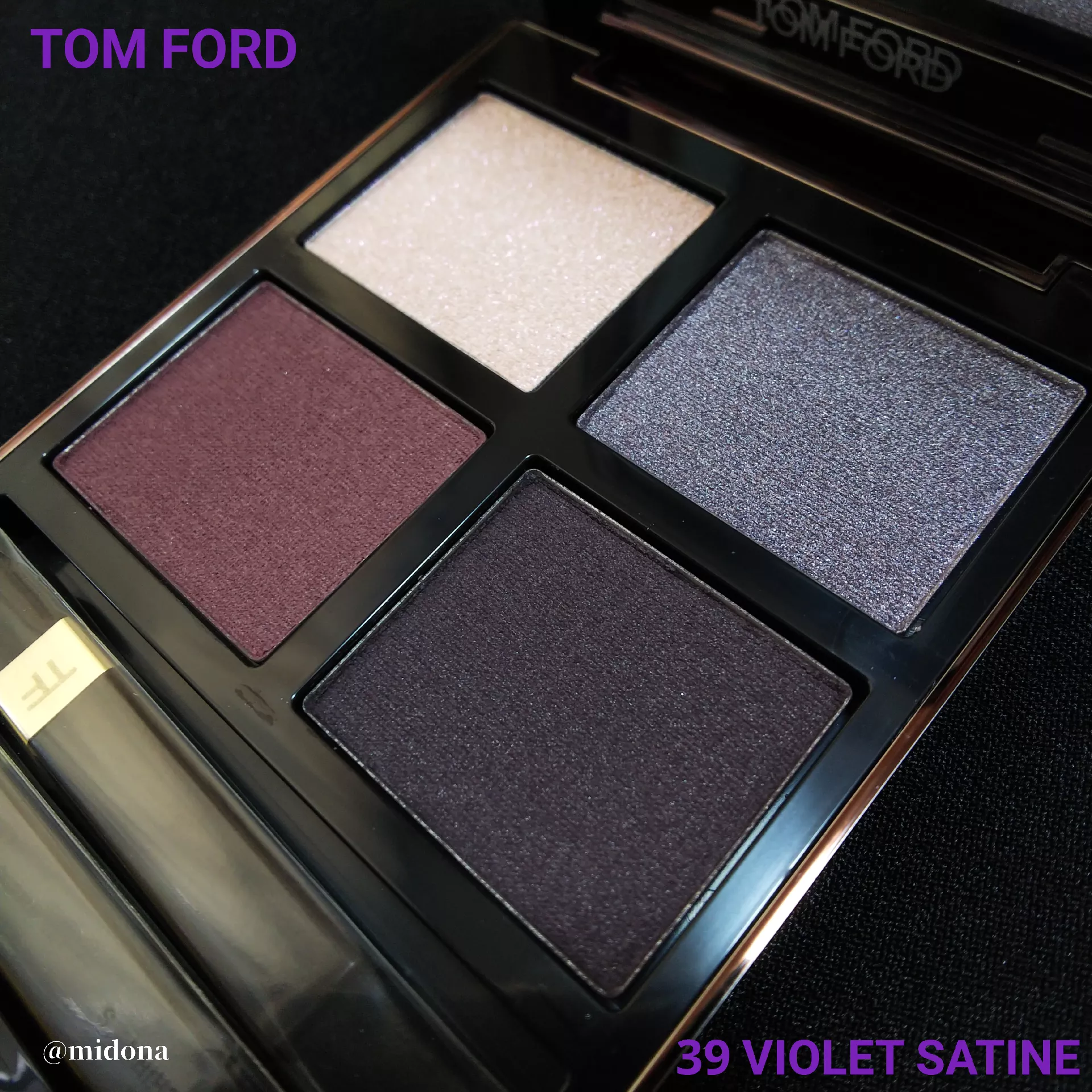 TOM FORD アイカラークワッド 39 Violette Satin トム フォード ビューティ22年秋コスメ、輝く“バイオレット