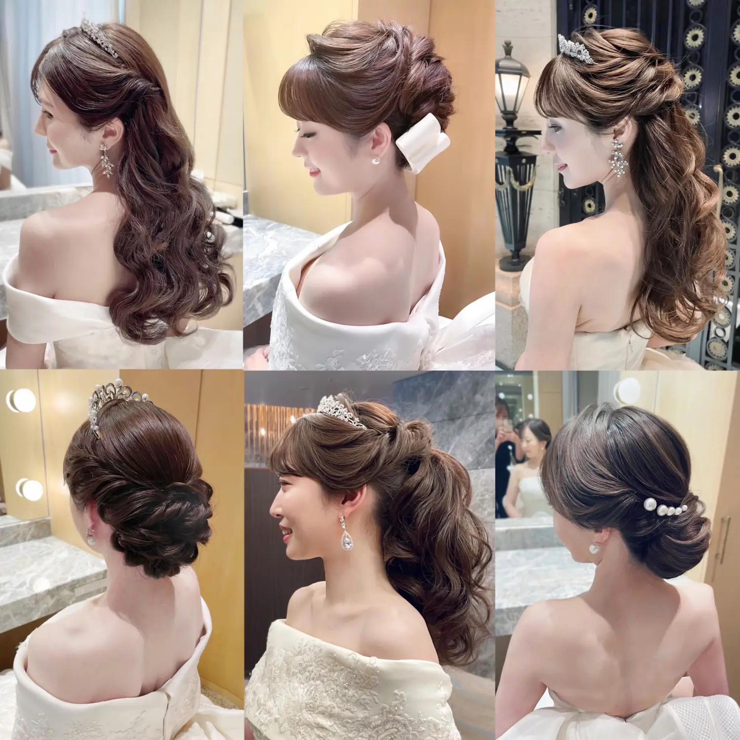 王道×エレガント♡上品な花嫁ヘアアレンジ6選👰✨ | プレ花嫁の結婚式