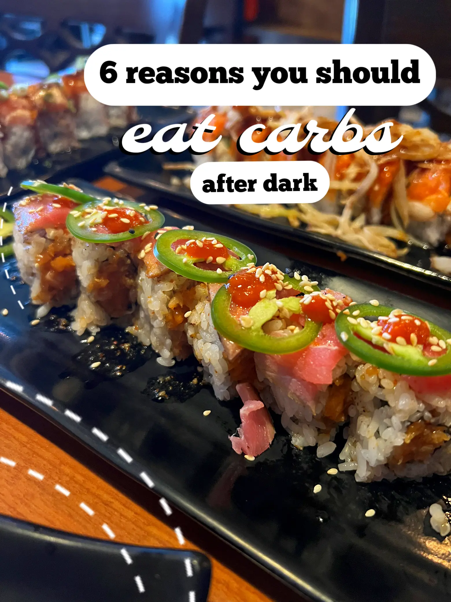 6 reasons that you SHOULD eat carbs before bed😌 Gallery posted by