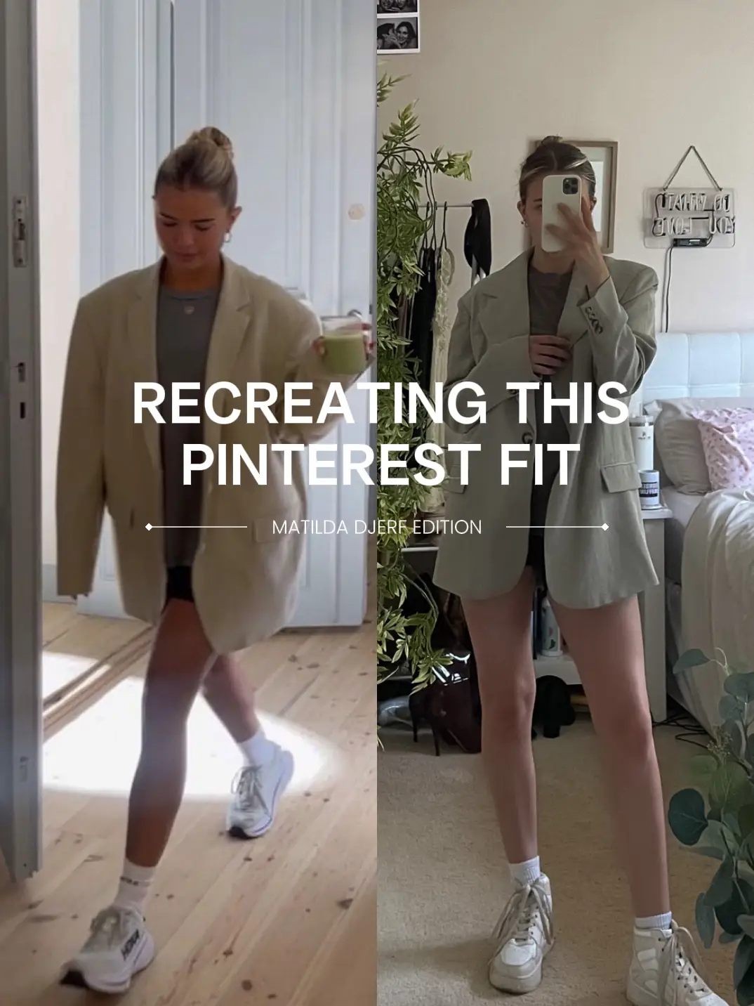 Recreating a Matilda Djerf classic outfit #matildadjerf
