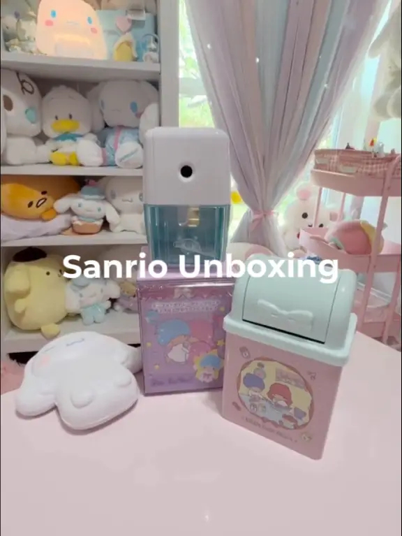 Sanrio Cinnamoroll Anime Figure Kawaii Birthday Present High End Gift  Stationary Set Exquisite Gift Fashion School Supplies Cute