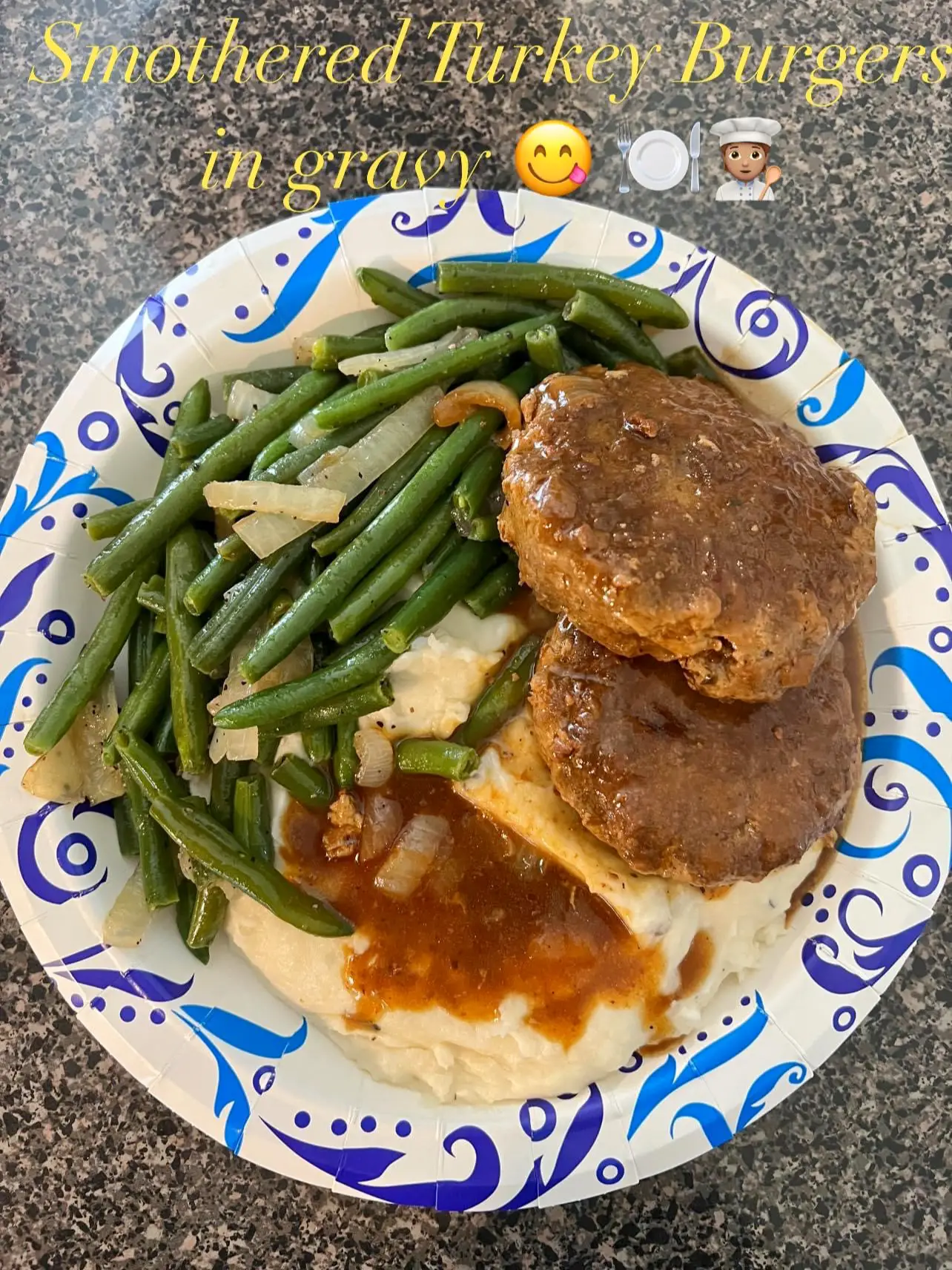 SMOTHERED TURKEY BURGERS & GRAVY Video published by IamJessicaM Lemon8