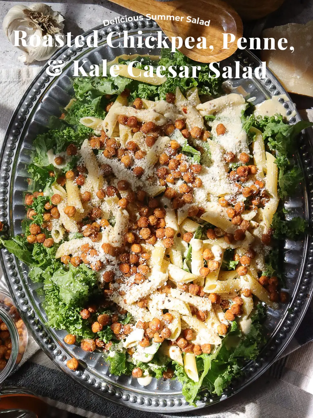 Roasted Chickpea, Penne, &amp; Kale Caesar Salad | Gallery posted by ...