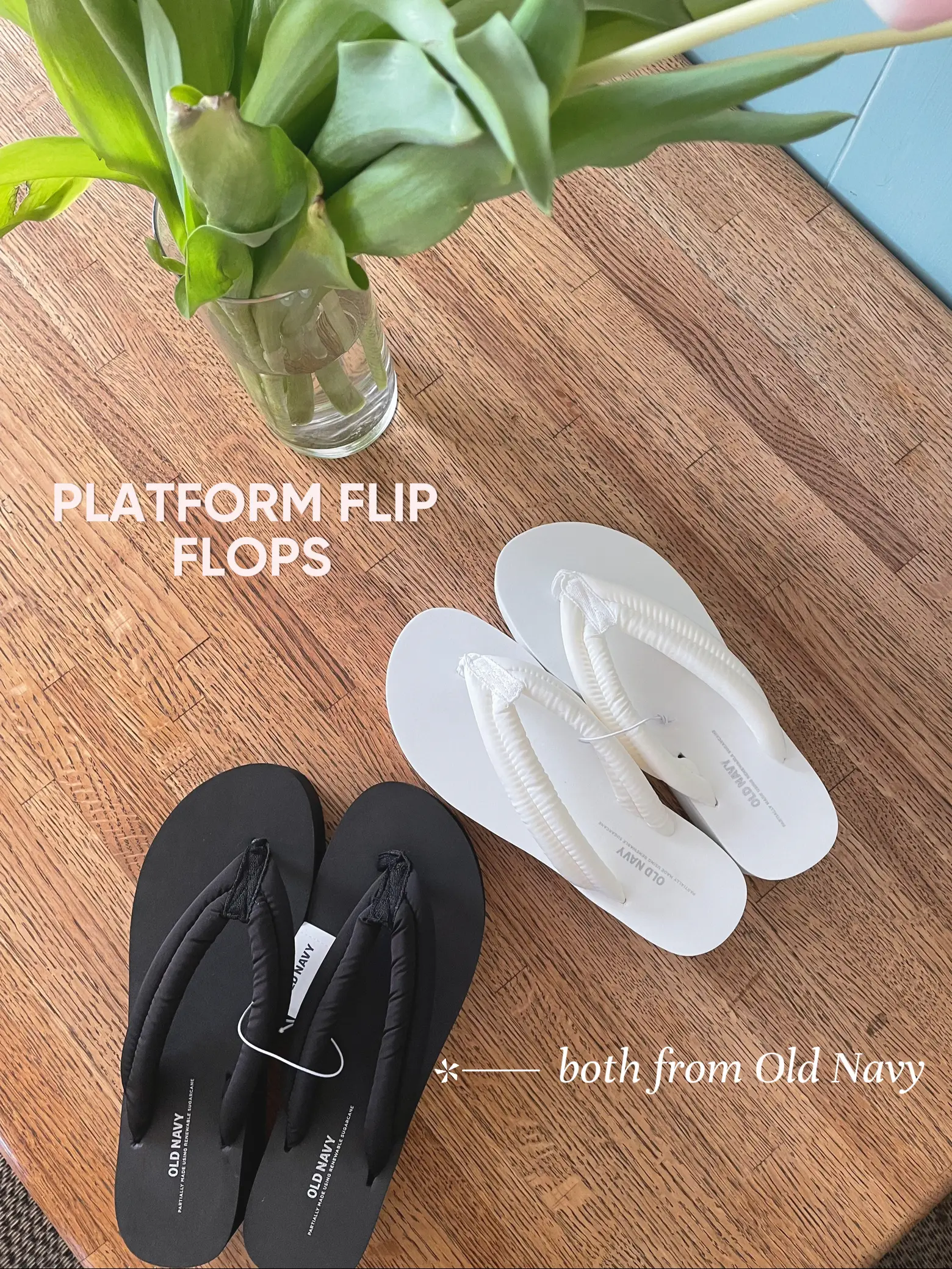 Old navy platform flip flops hot sale