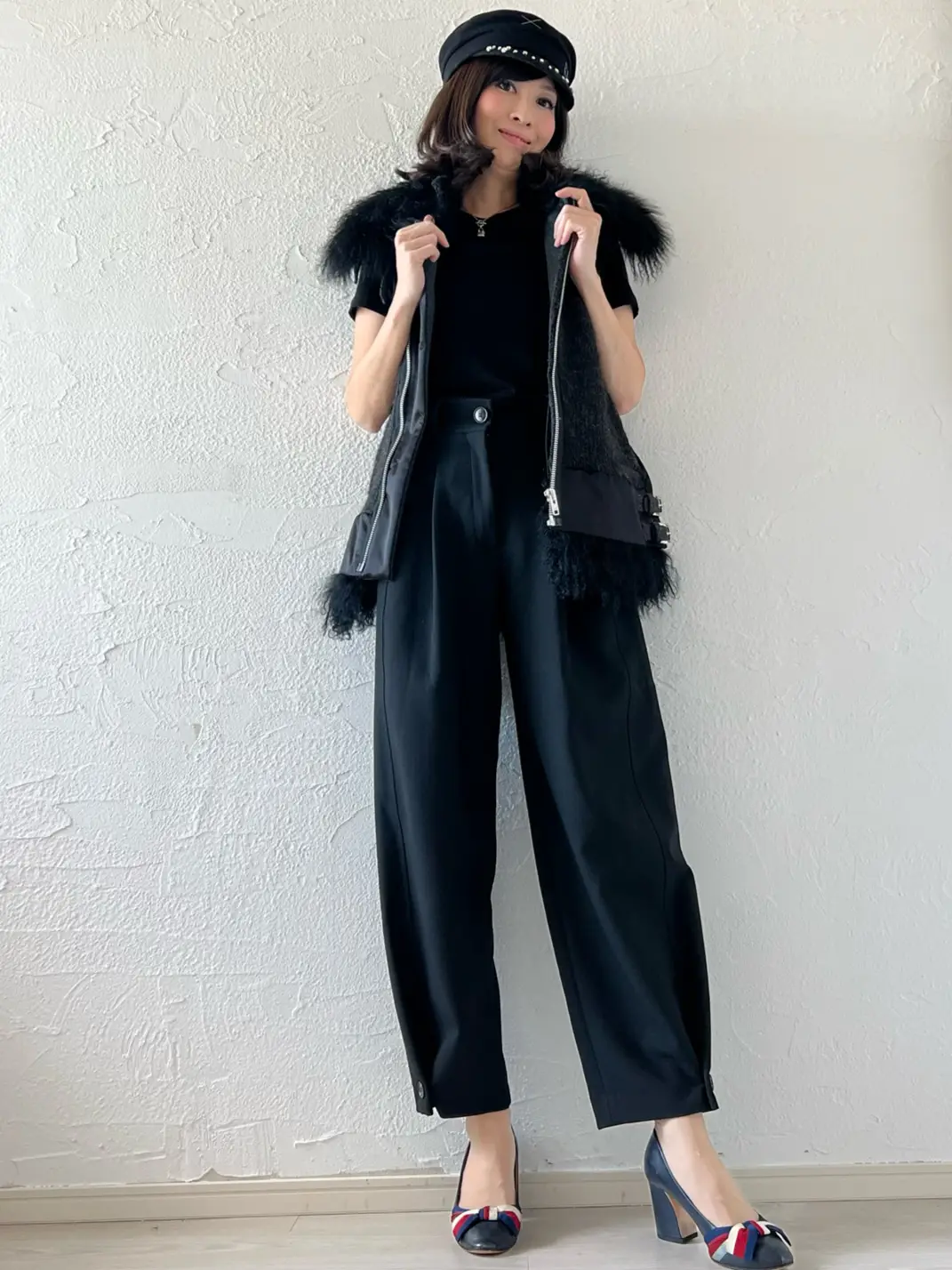 📍Sacai ファージレ✖️ZARA ブラックコーディネート | fashion_tomoが