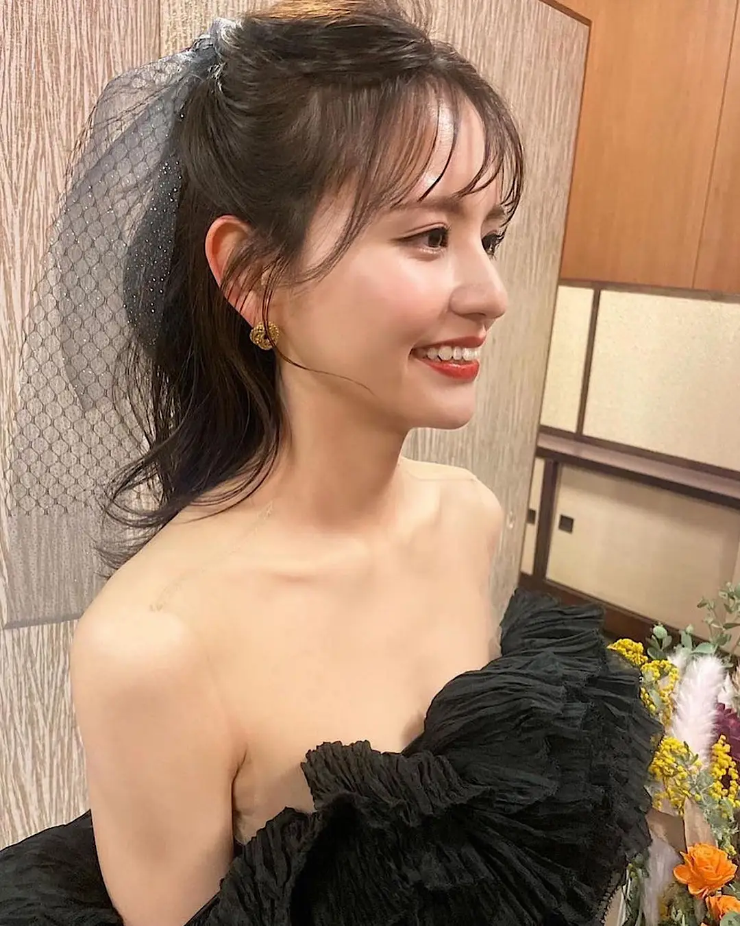 self-portrait】新品未使用＊近年モデル オフショルダードレス 黒 （今  