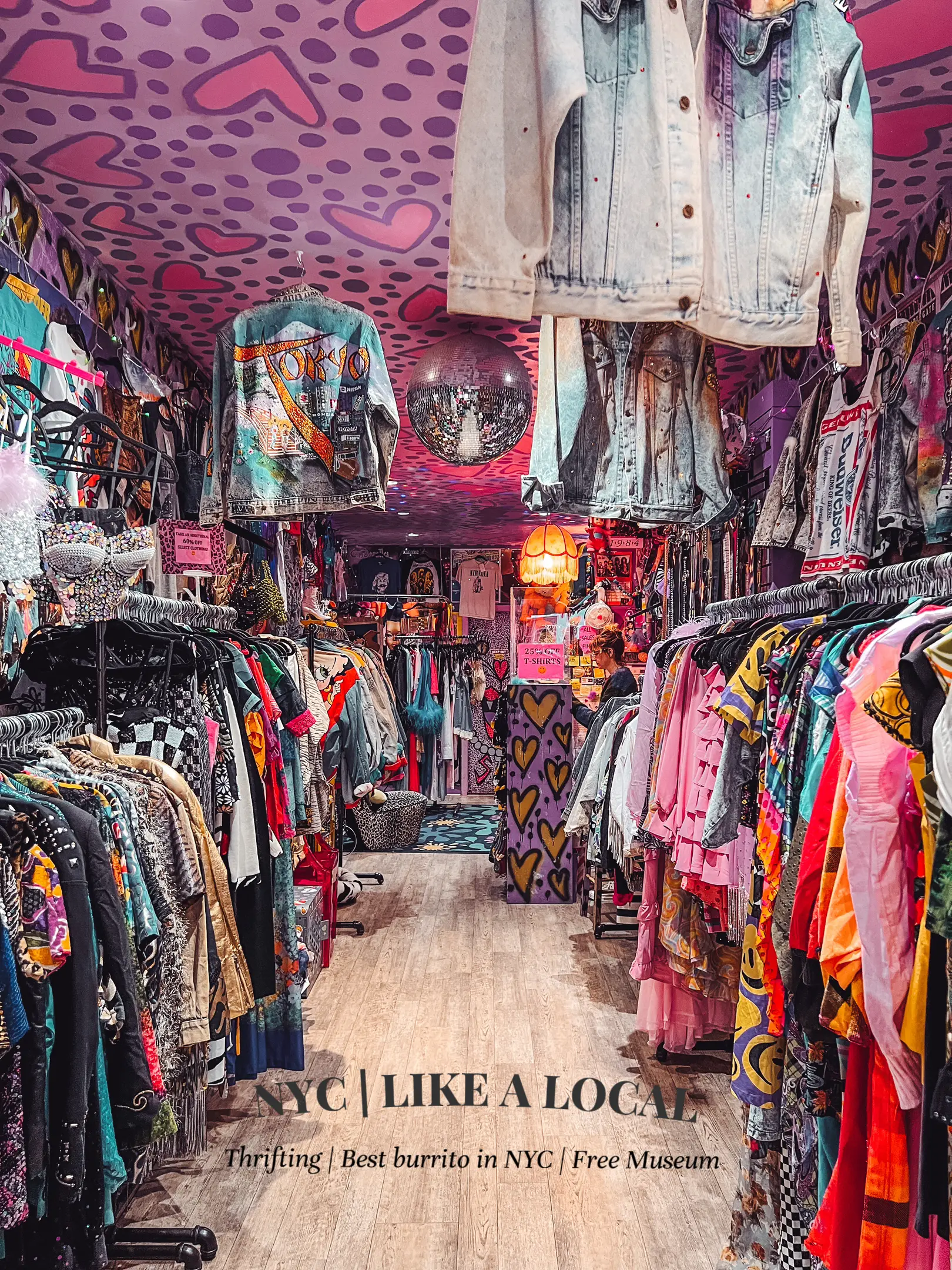  A store with a lot of colorful clothes on display.