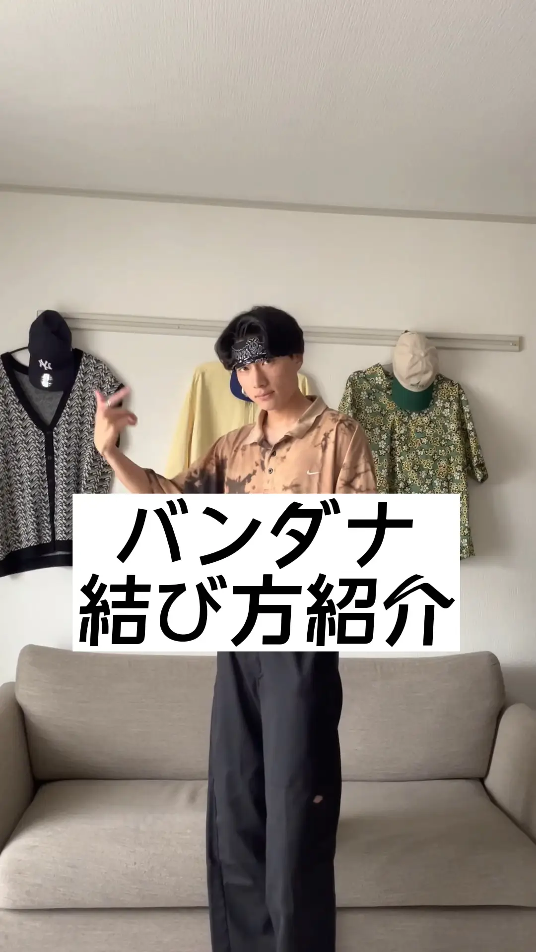 バンダナを頭に巻く方法 | DAIの投稿動画 | Lemon8