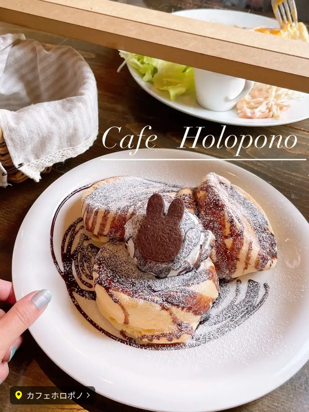 蜜蜂うさぎ♡蜂蜜パンケーキ