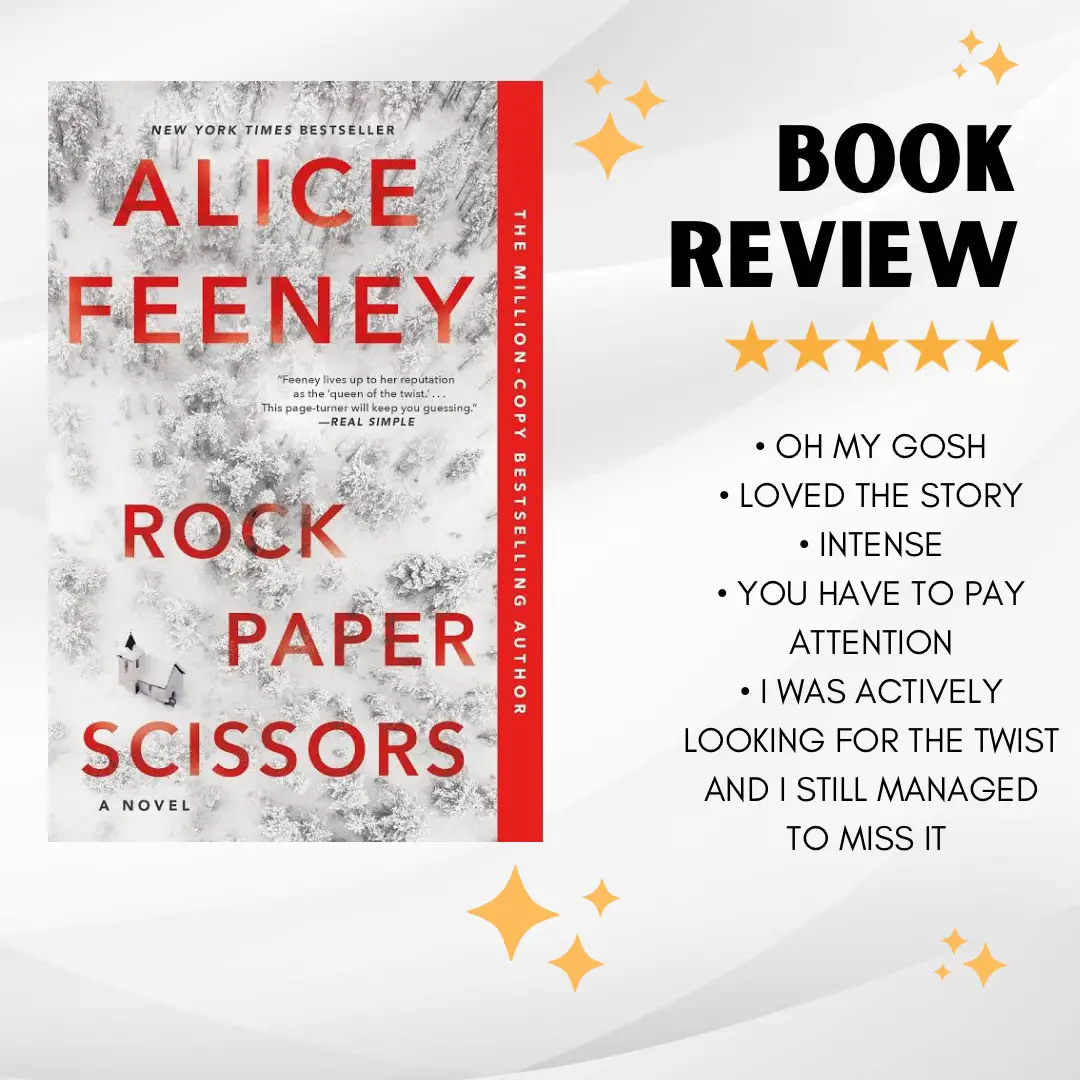 Rock Paper Scissors by Alice Feeney book review!!