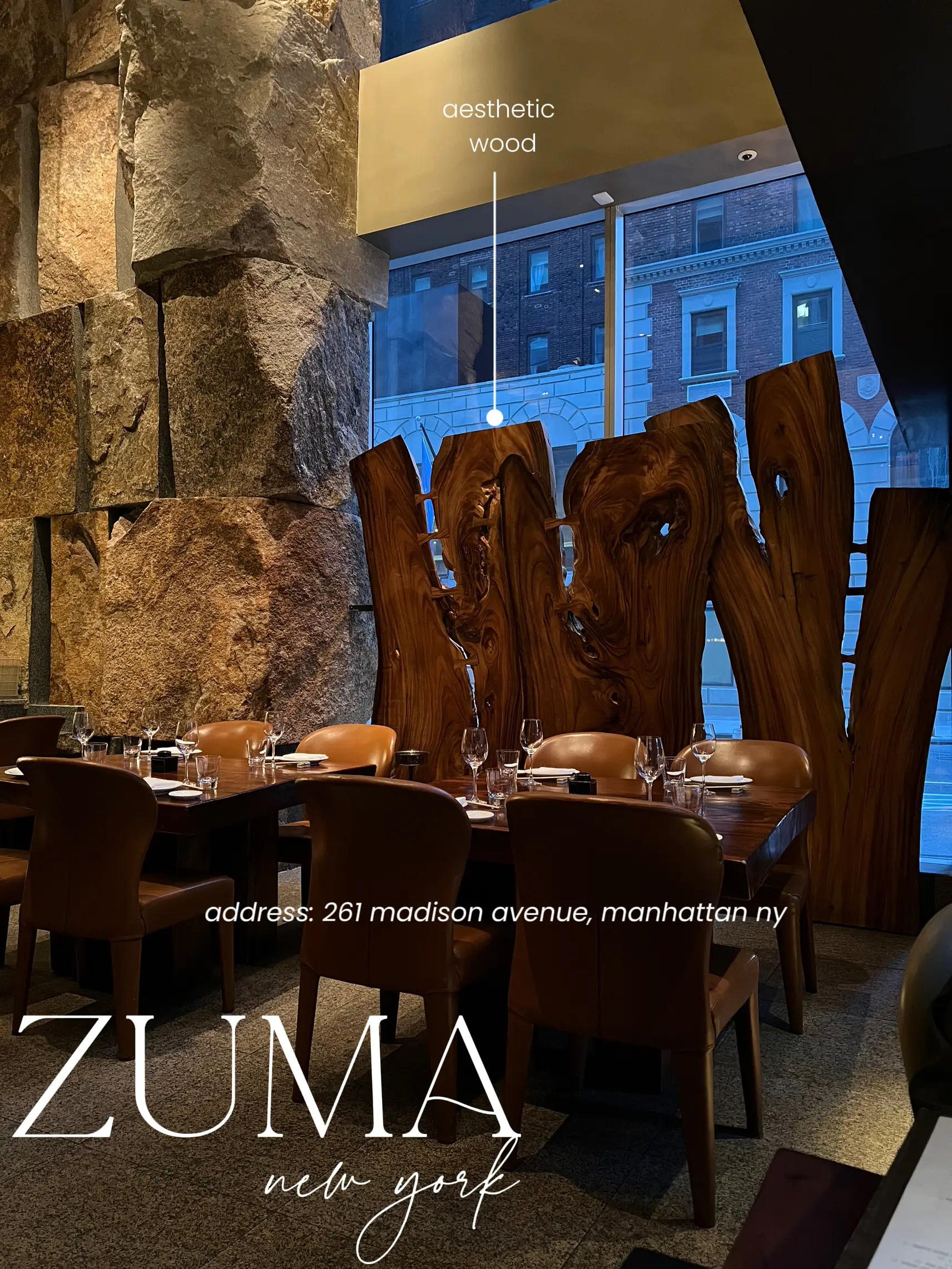 Zuma Restaurant Lighting NYC