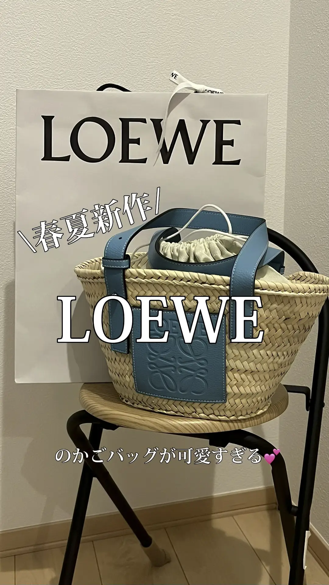 【春夏新作🍃】LOEWEのかごバッグが可愛すぎる💕